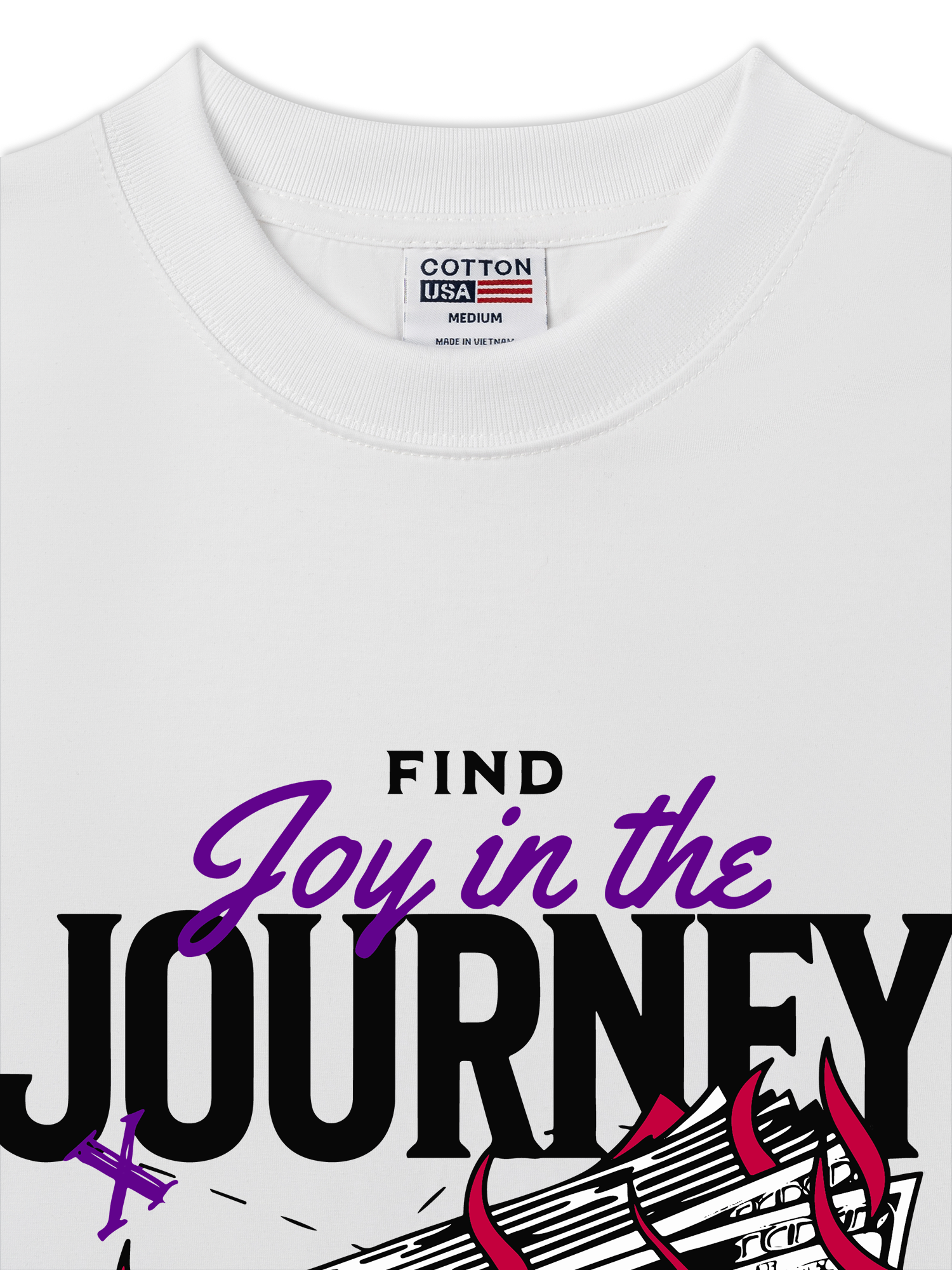 Áo Thun Relaxed Fit Money Find Joy In The Journey