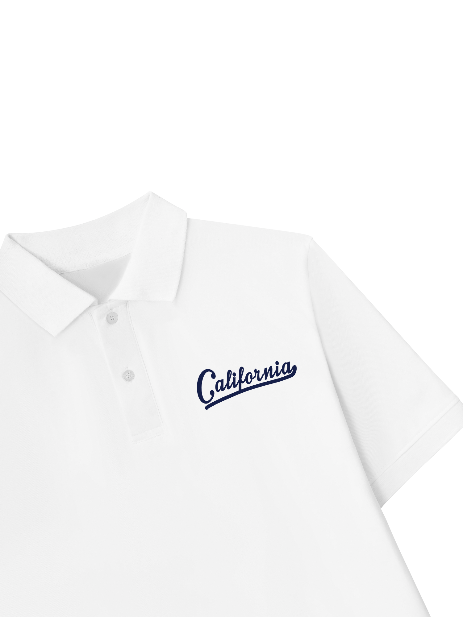 Áo Polo Relaxed Fit USA Califorinia Blue