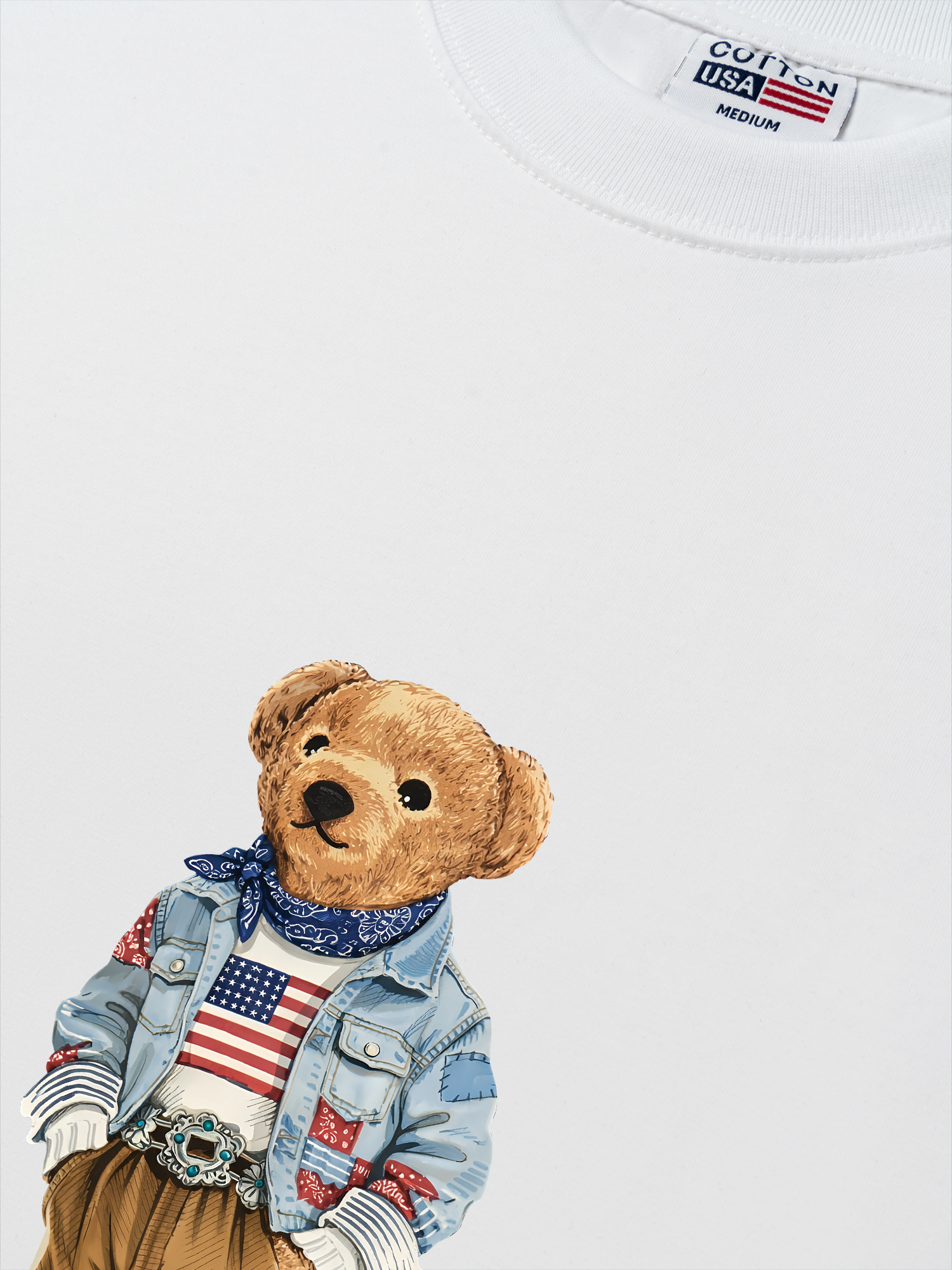 Áo Thun Relaxed Fit Cowboy Bear