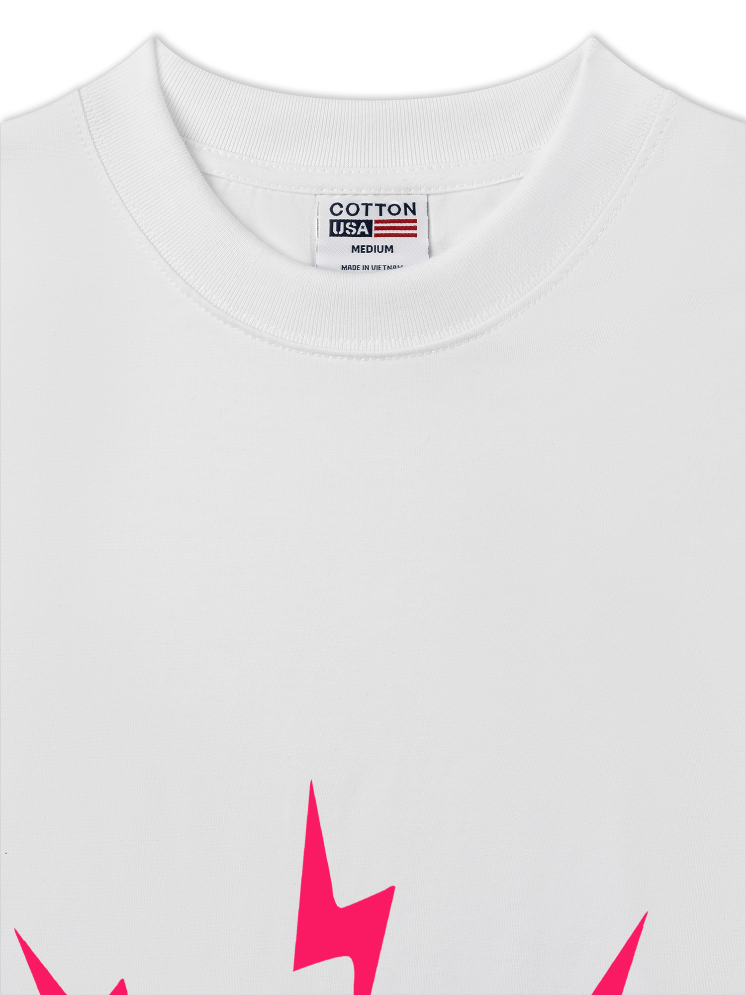 Áo Thun Relaxed Fit Black Pink Cute APT