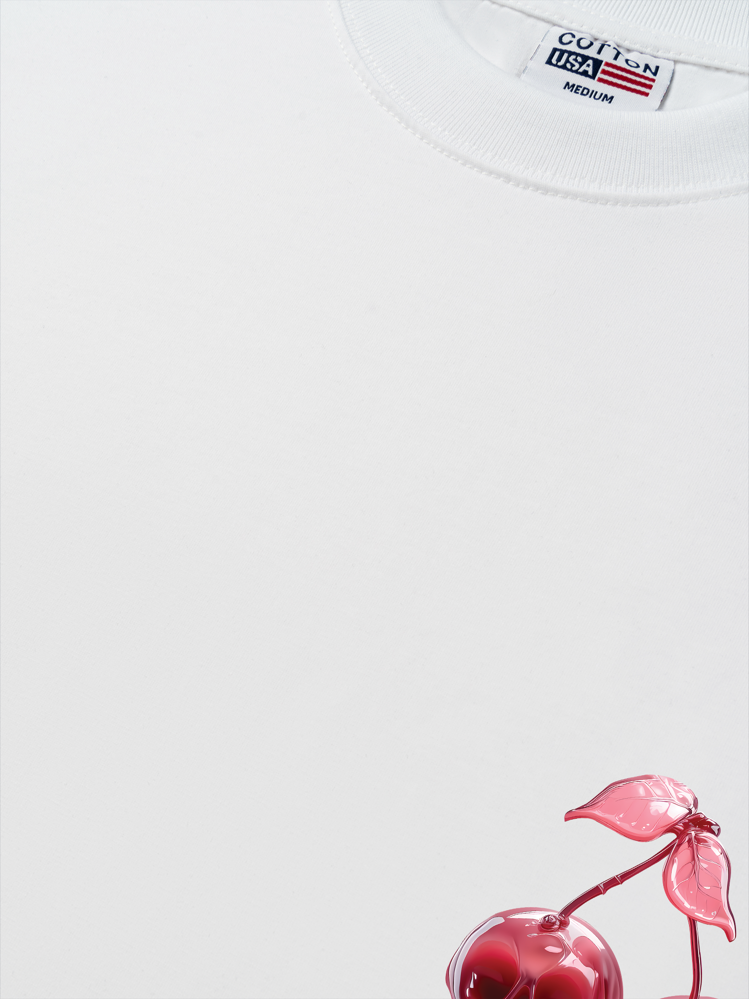 Áo Thun Relaxed Fit Cherry Skull