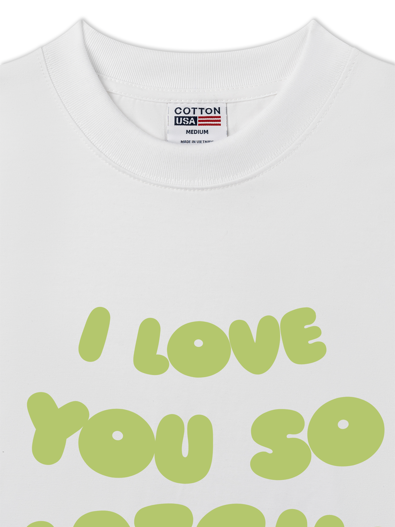 Áo Thun Relaxed Fit Daily Cup I Love You So Matcha