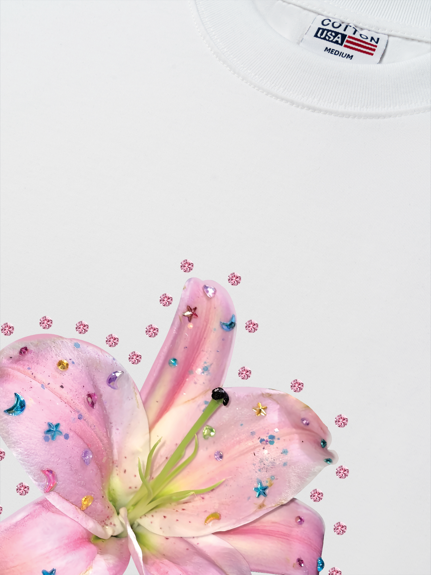 Áo Thun Relaxed Fit Bling Trendy Lily