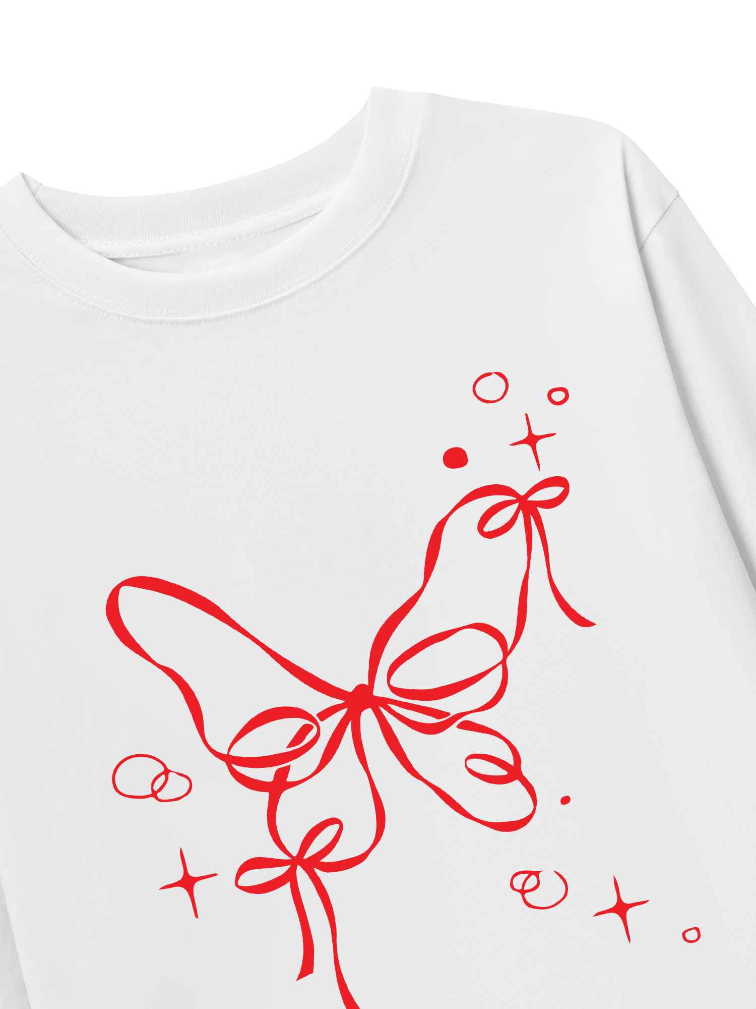 Áo Thun Dài Tay Butterfly Ribbon