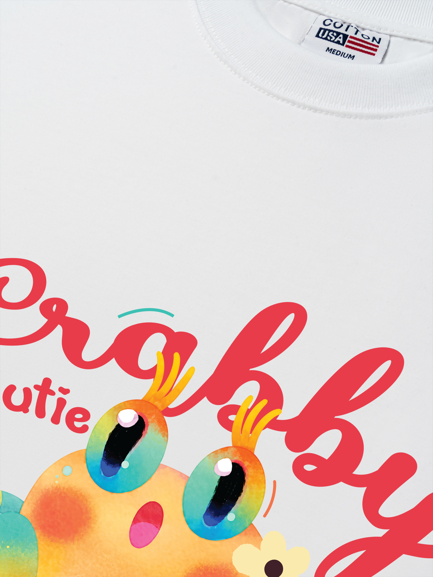 Áo Thun Relaxed Fit Tropical Crabby Cutie