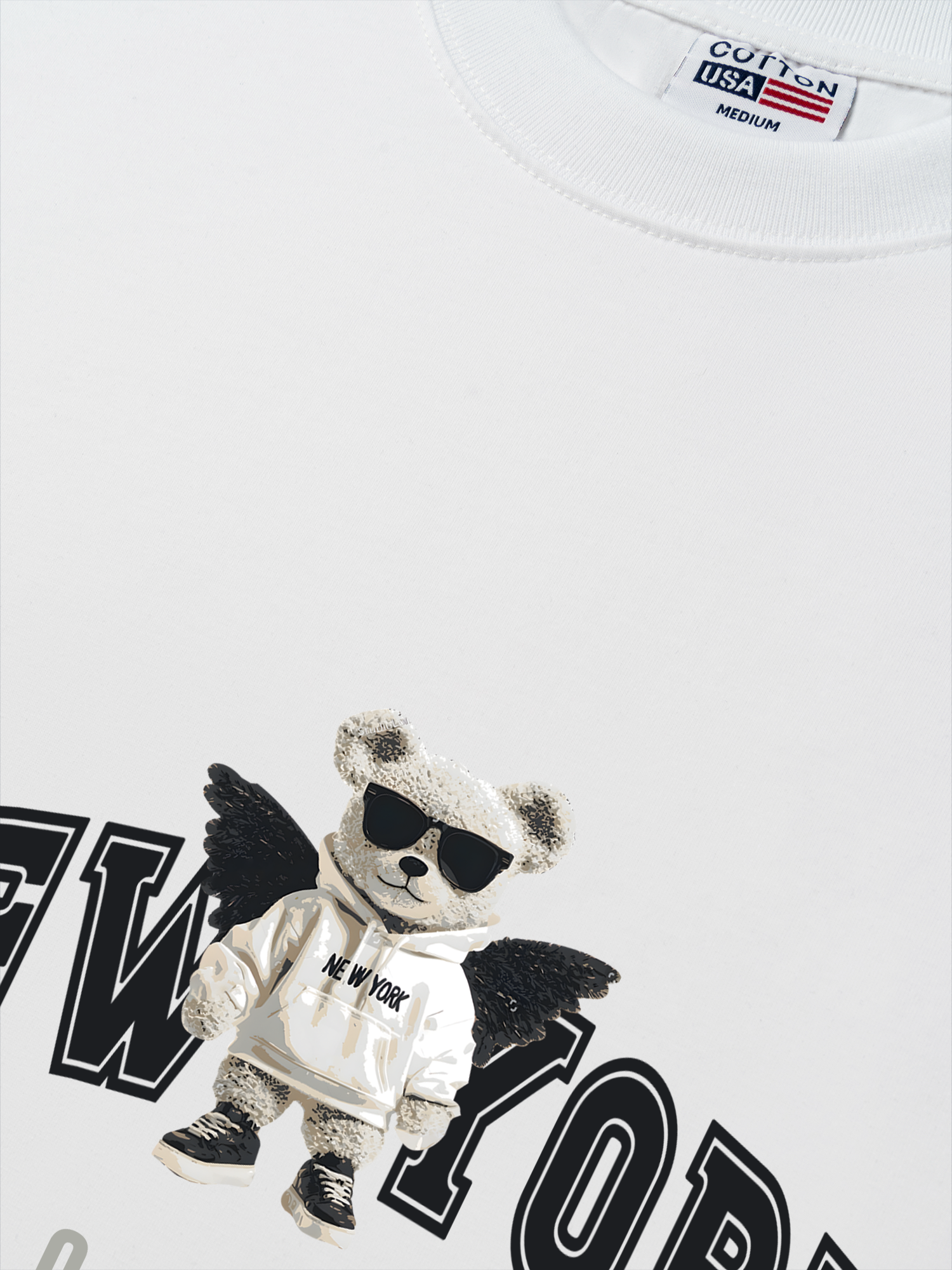 Áo Thun Relaxed Fit City New York Bear