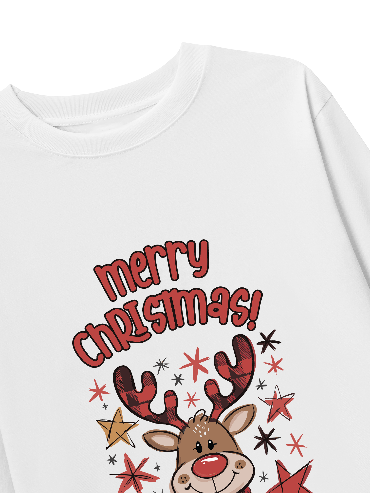 Áo Thun Dài Tay Reindeer Xmas