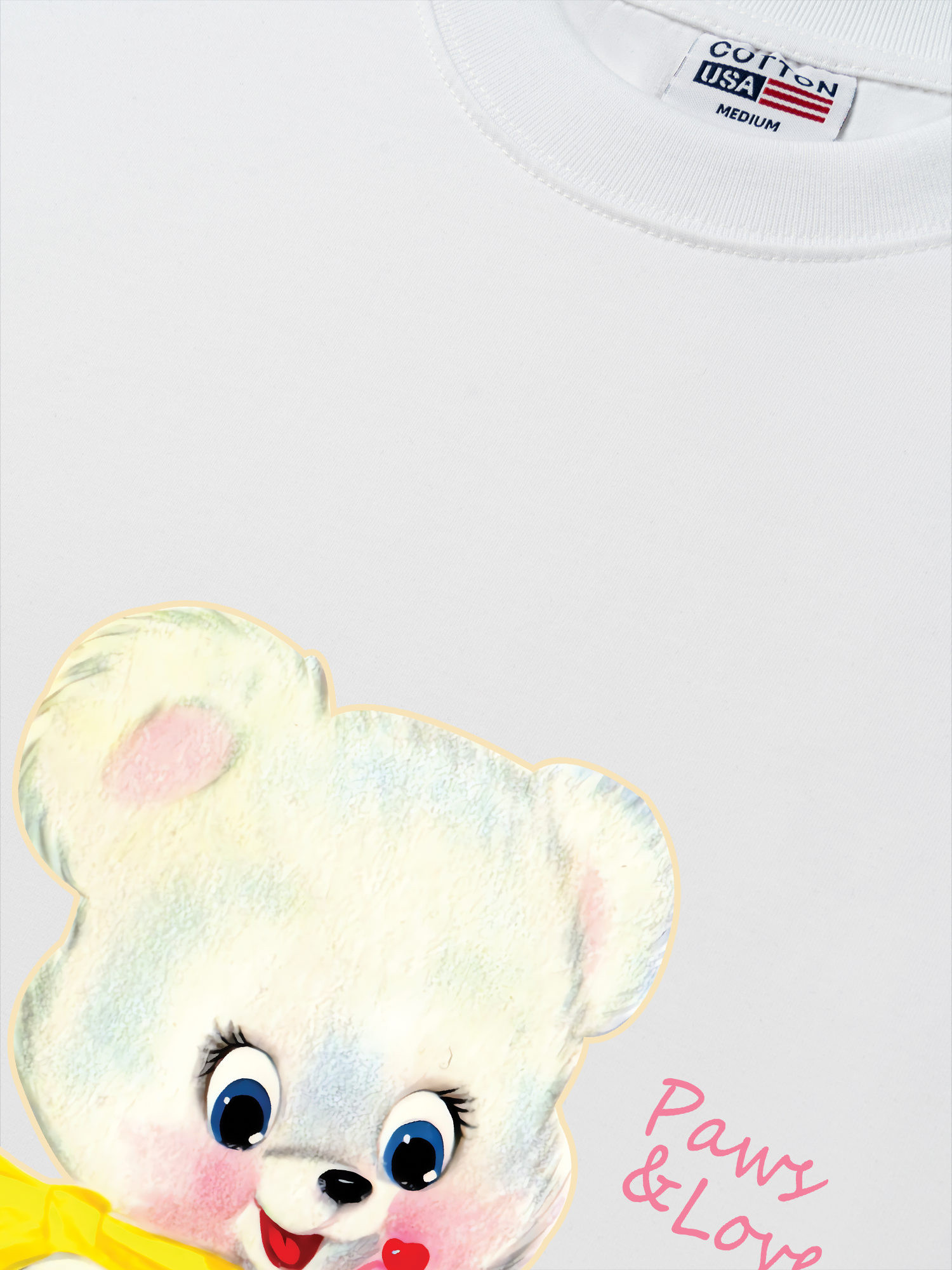 Áo Thun Relaxed Fit Soft Paw Paw Love