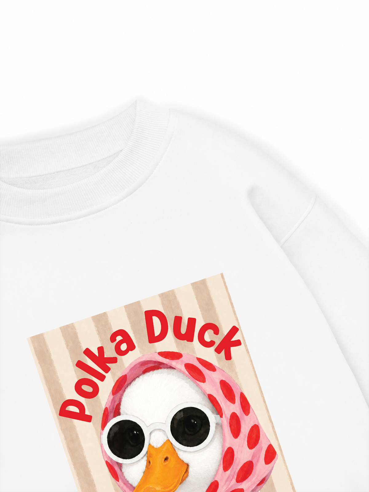 Áo Sweater Nỉ Hai Da Farm Polka Duck