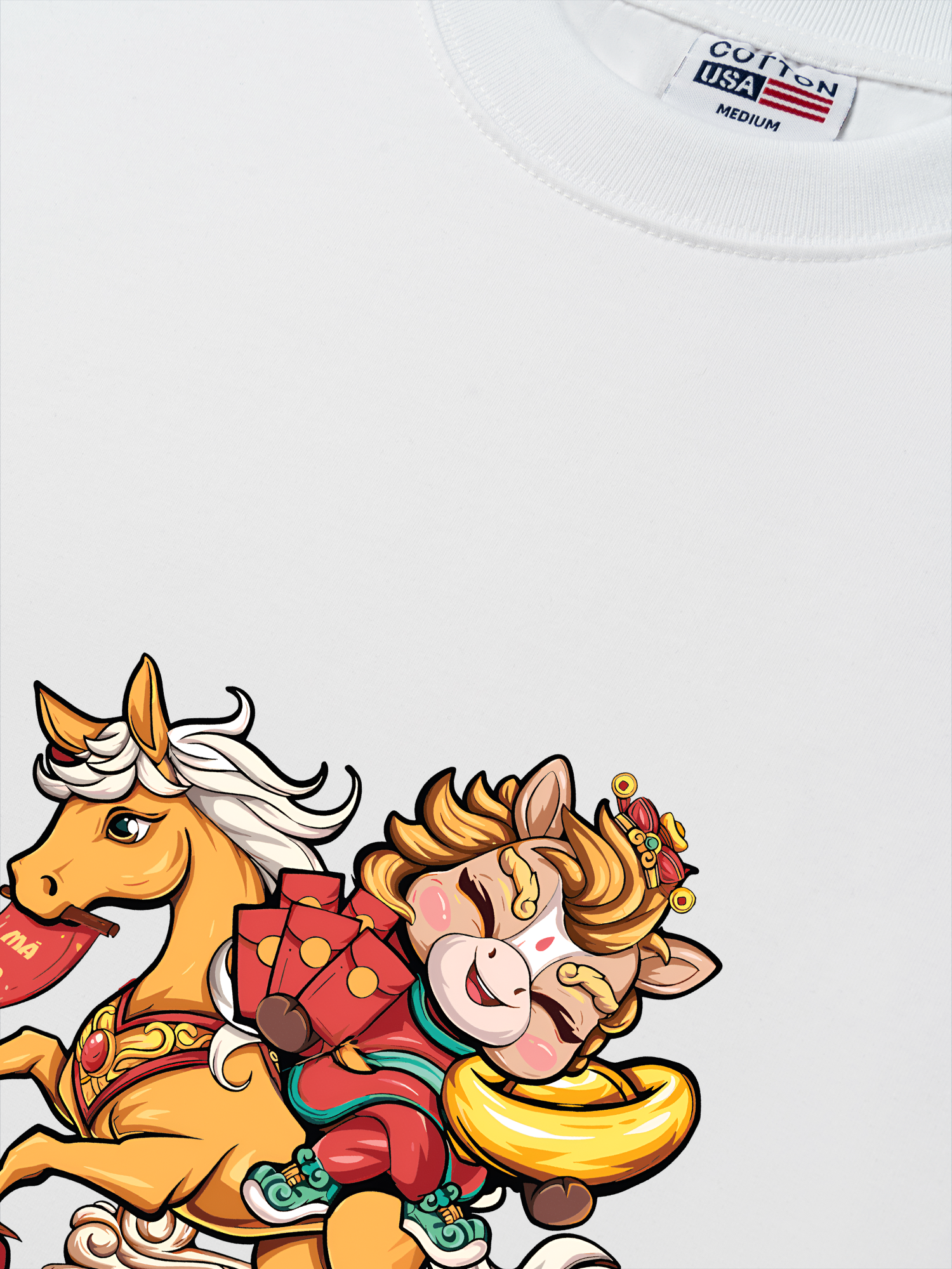 Áo Thun Relaxed Fit Mã Đáo Thành Công