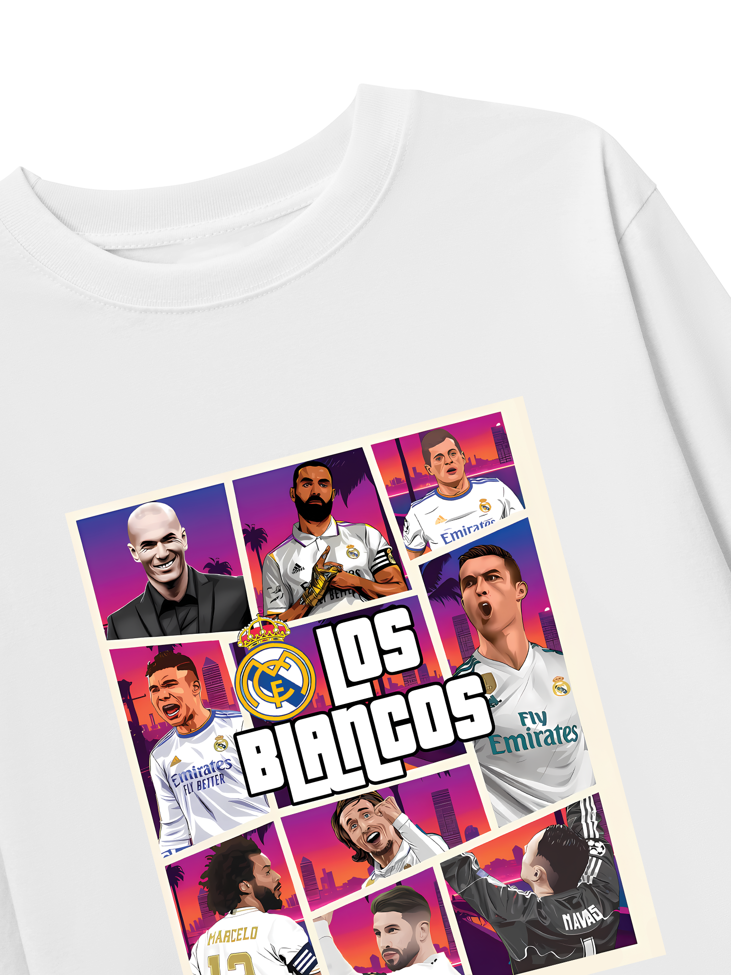 Áo Thun Dài Tay Real Madrid Losblancos