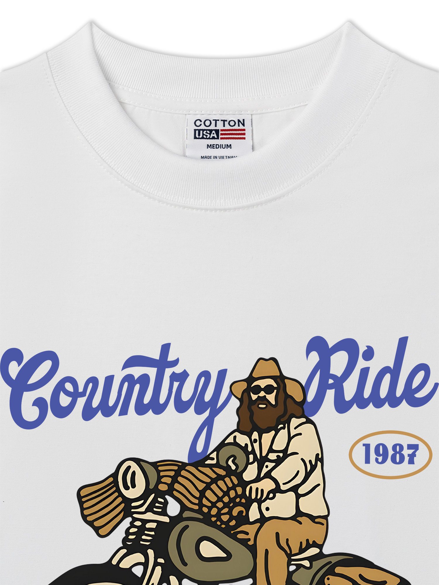 Áo Thun Relaxed Fit Motorbike Country Ride