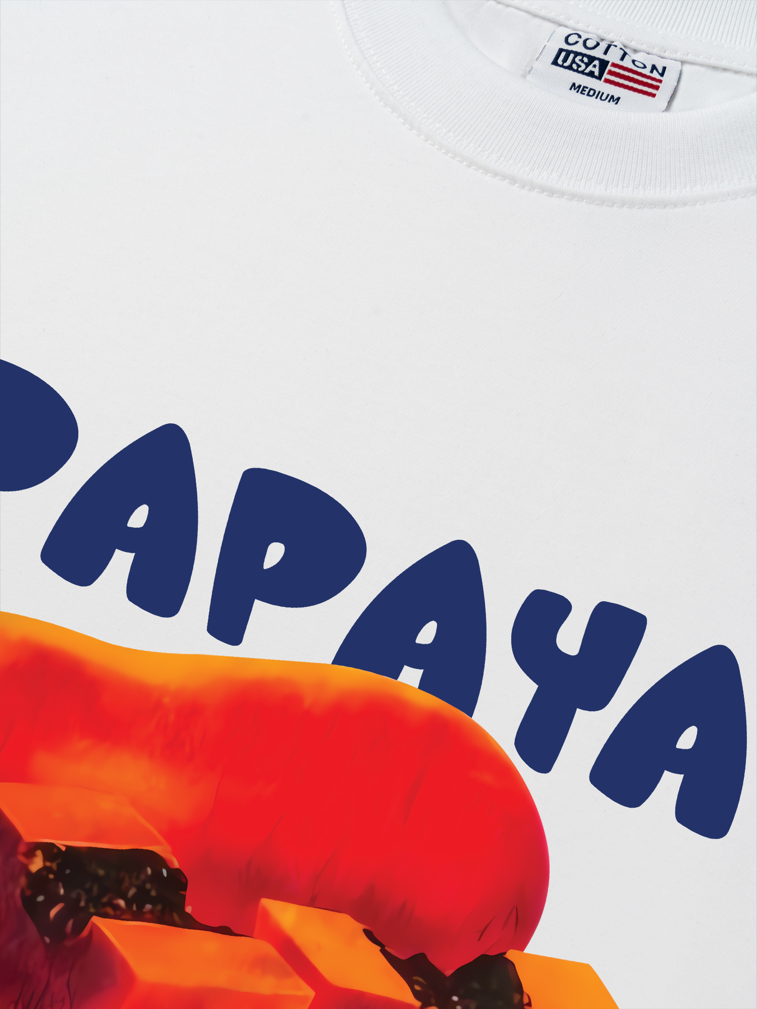 Áo Thun Relaxed Fit Papaya
