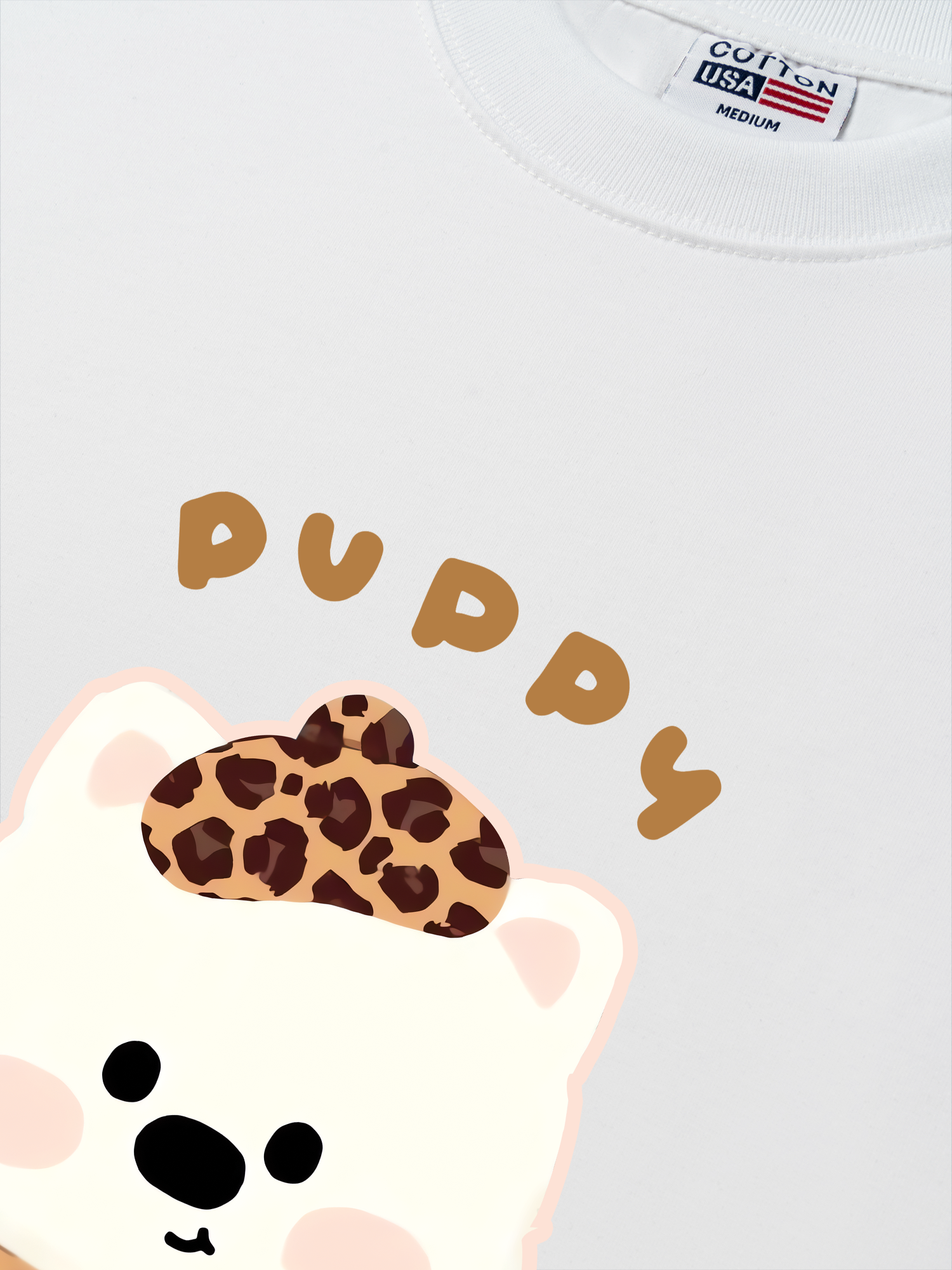 Áo Thun Relaxed Fit Soft Paw Leopard Puppy