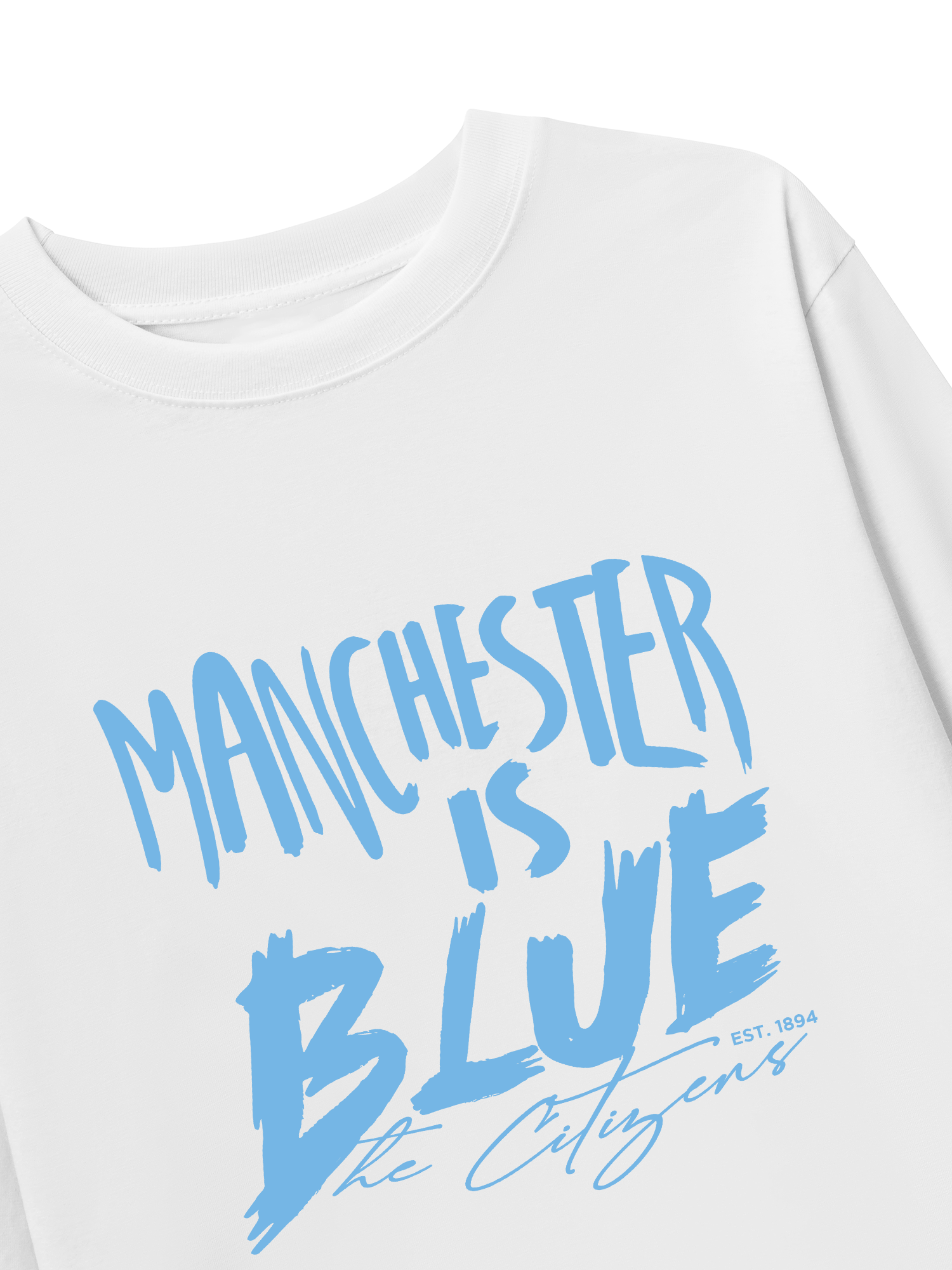 Áo Thun Dài Tay Manchester is Blue