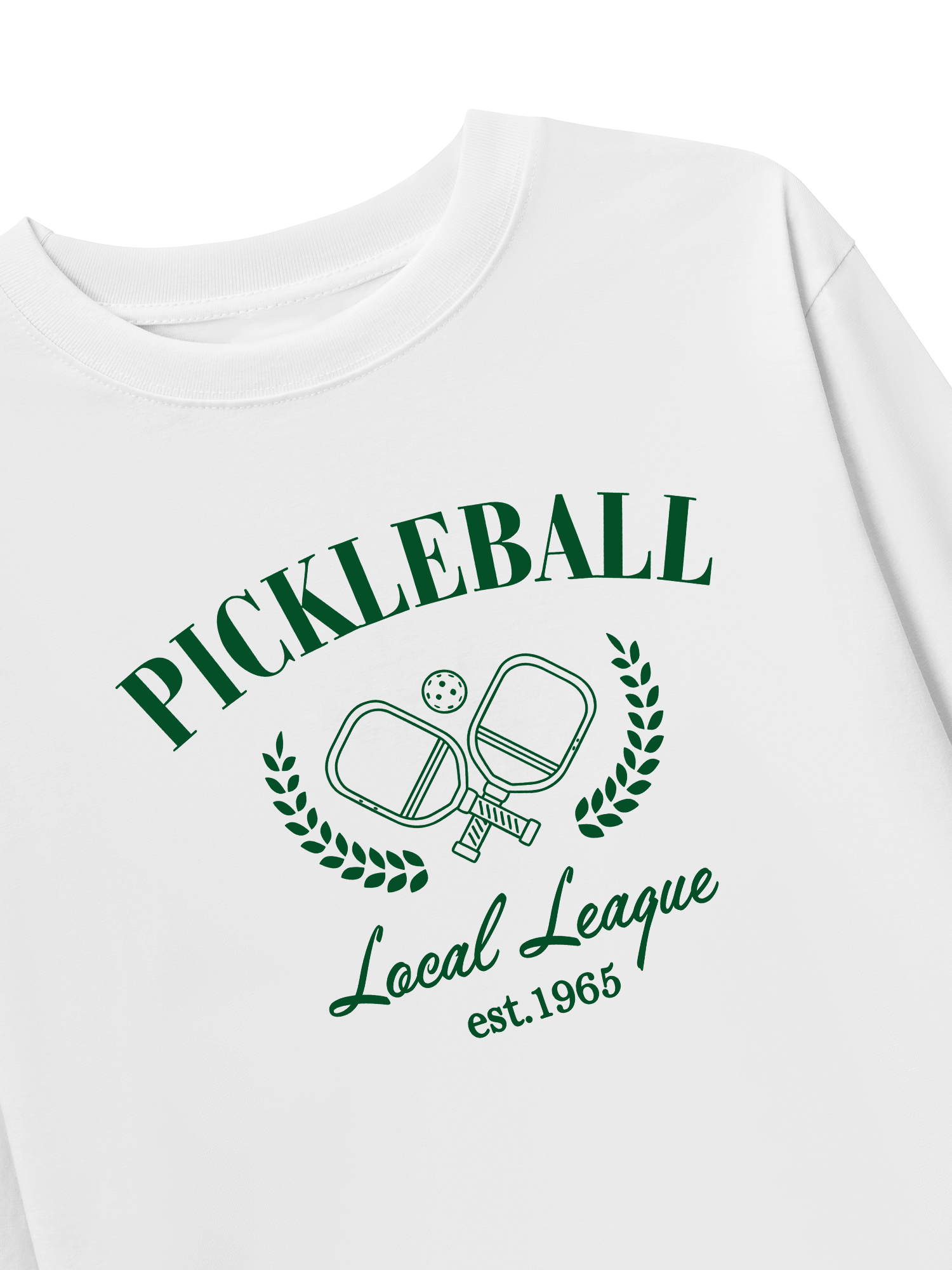 Áo Thun Dài Tay Pickleball Green Local League