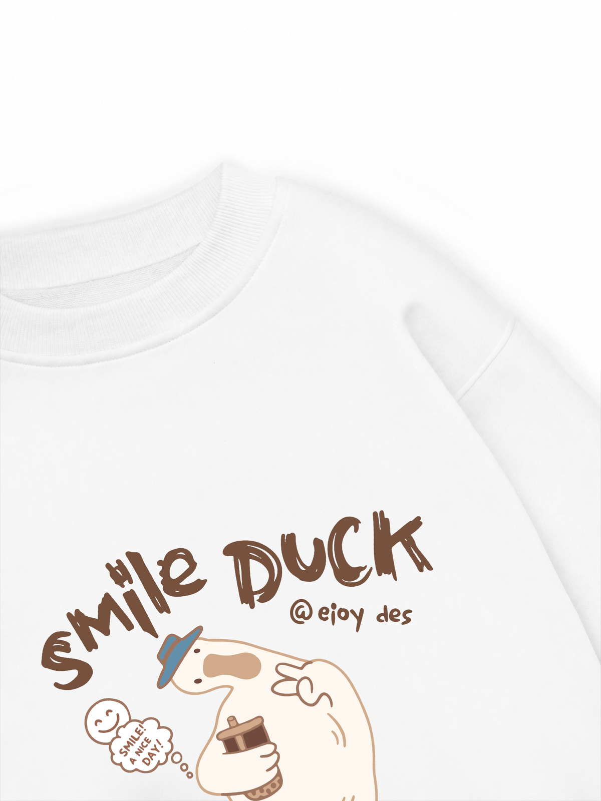 Áo Sweater Nỉ Hai Da Farm Smile Duck