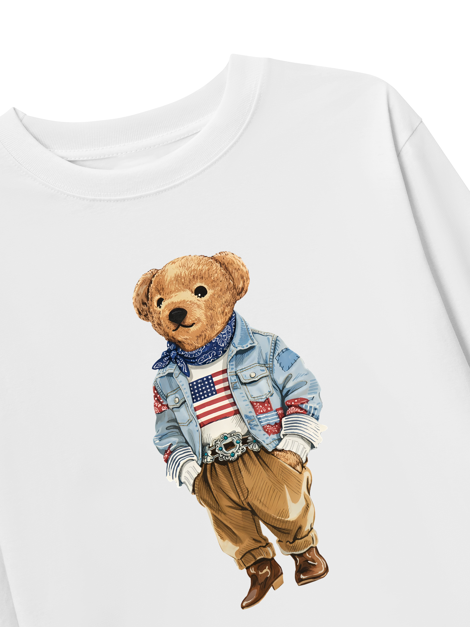 Áo Thun Dài Tay Cowboy Bear
