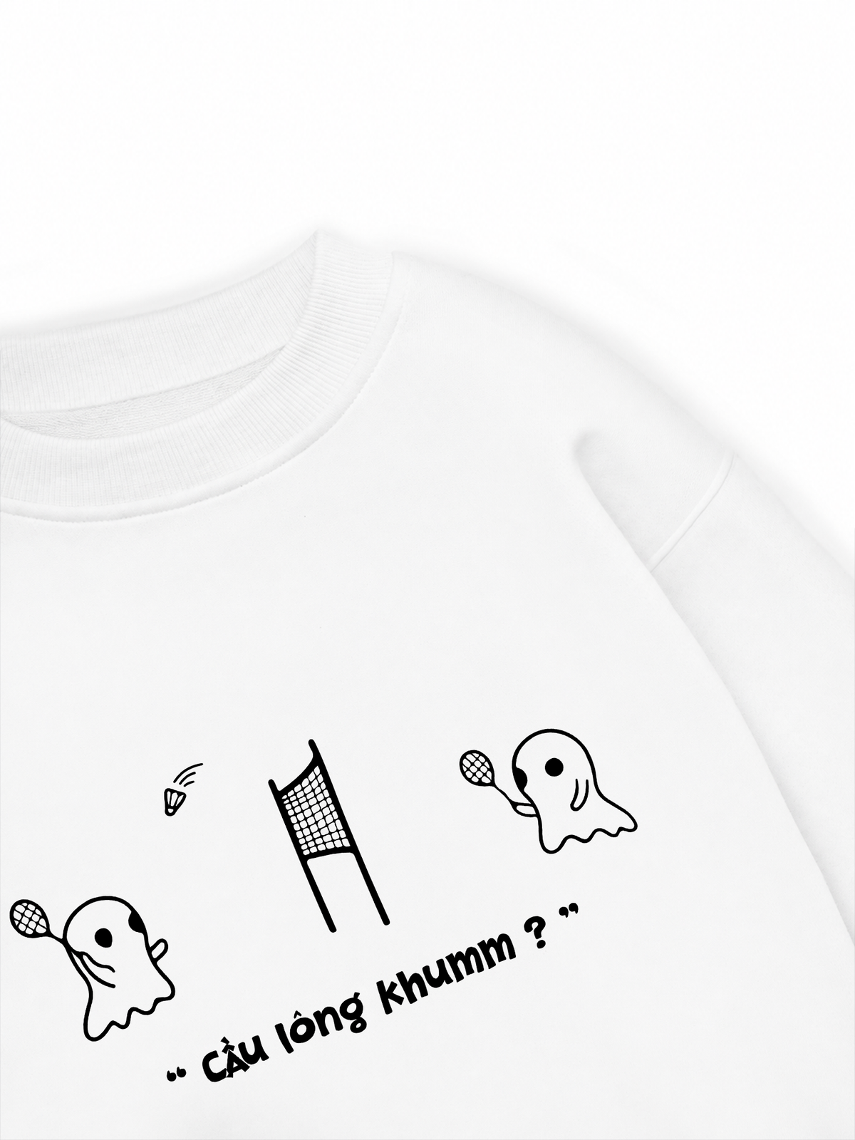 Áo Sweater Nỉ Hai Da Badminton