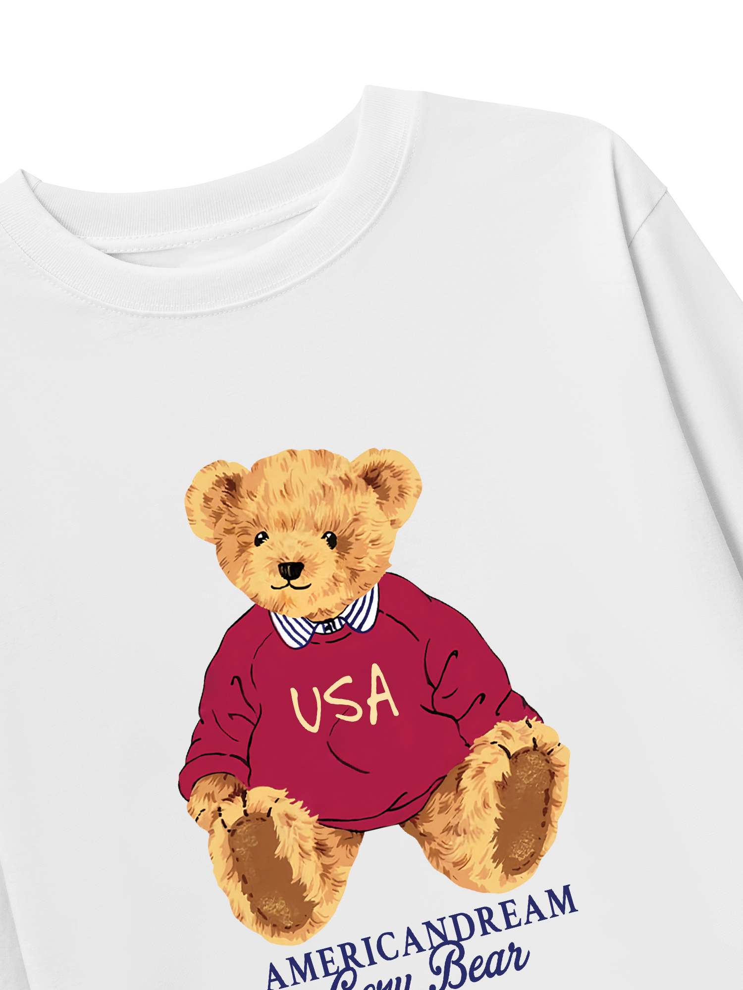 Áo Thun Dài Tay USA Cozy Bear
