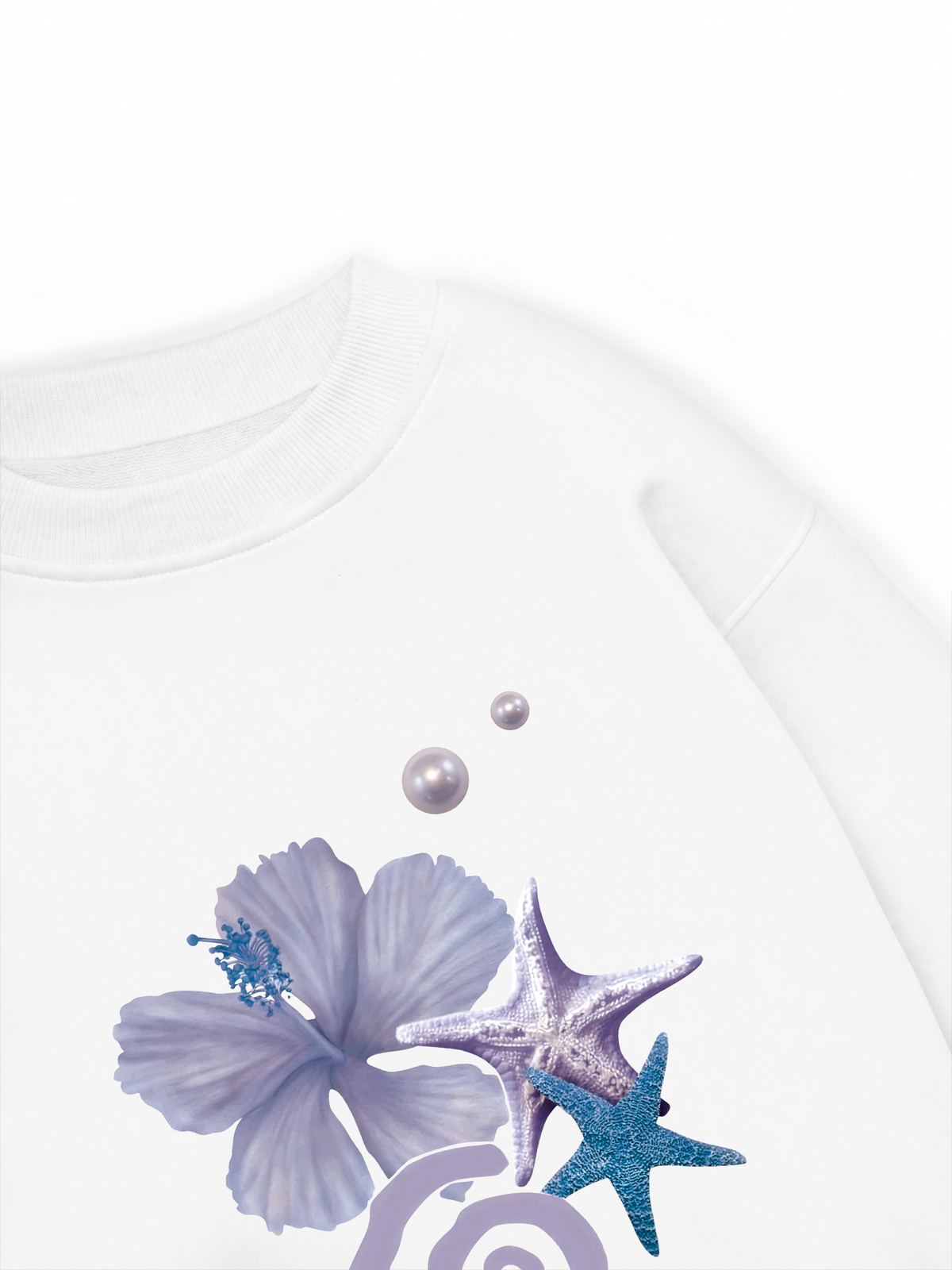 Áo Sweater Nỉ Hai Da Tropical Pearl Coast