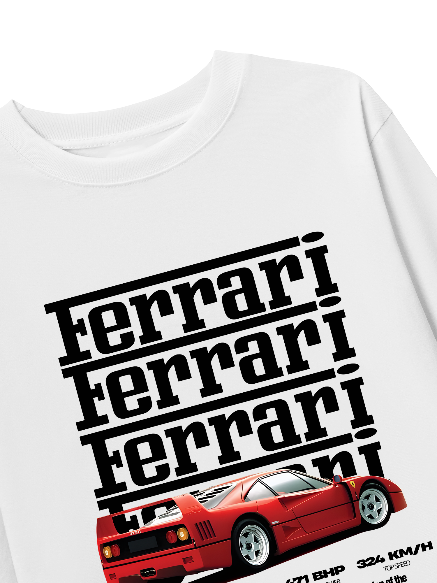 Áo Thun Dài Tay Ferrari Competizione F-40