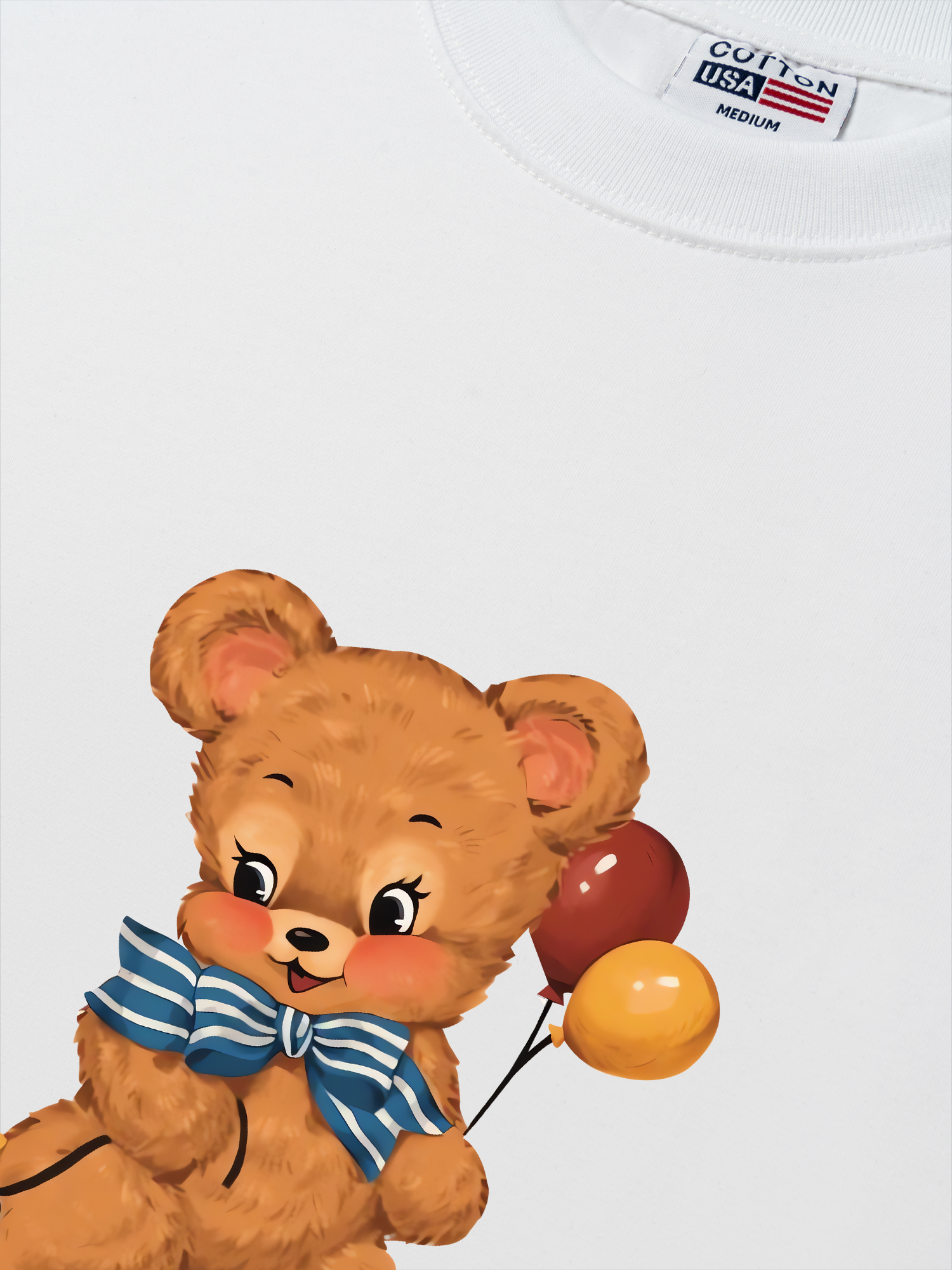 Áo Thun Relaxed Fit Soft Paw CUte Teddy