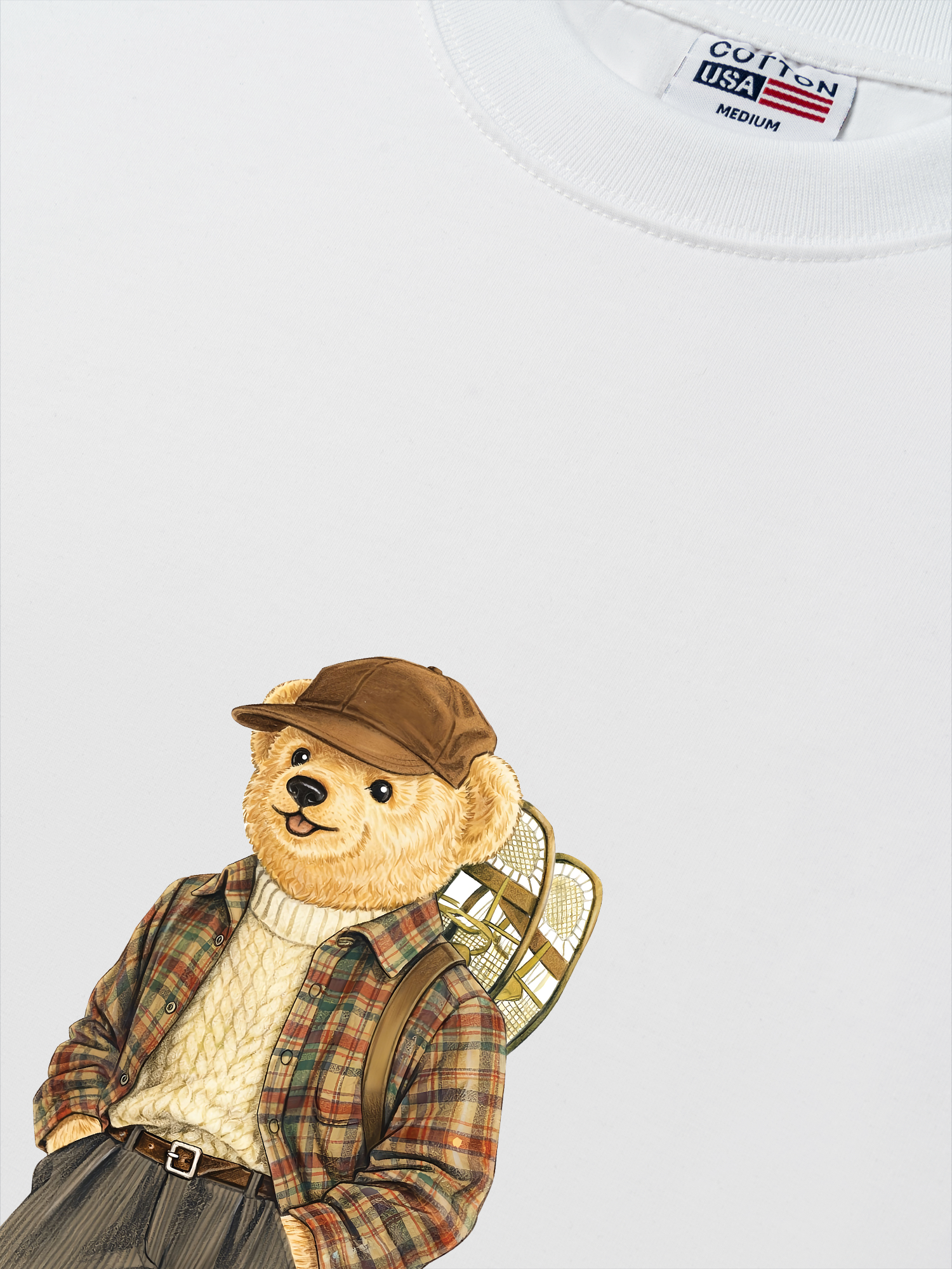 Áo Thun Relaxed Fit Travel Vloger Bear