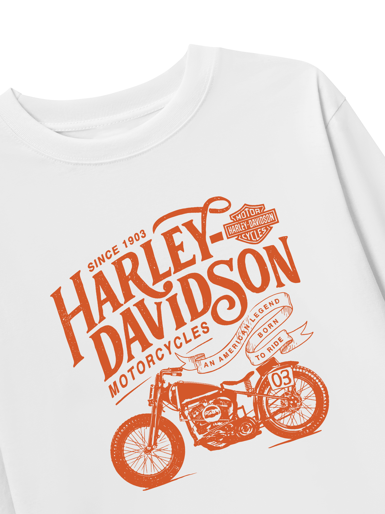 Áo Thun Dài Tay Motorcycles Harley Davidson