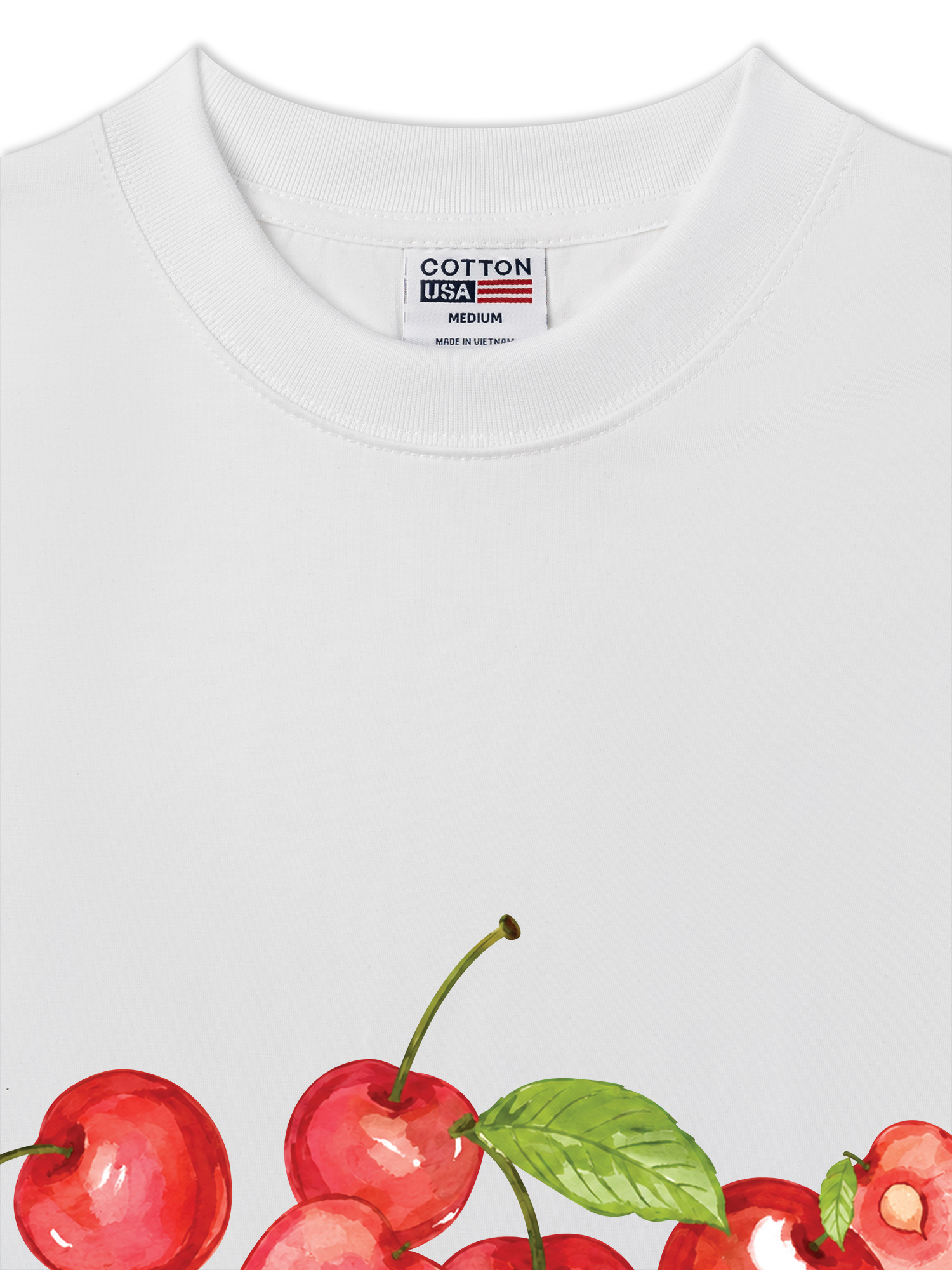 Áo Thun Relaxed Fit Tropical Cherry Sweet Fruit