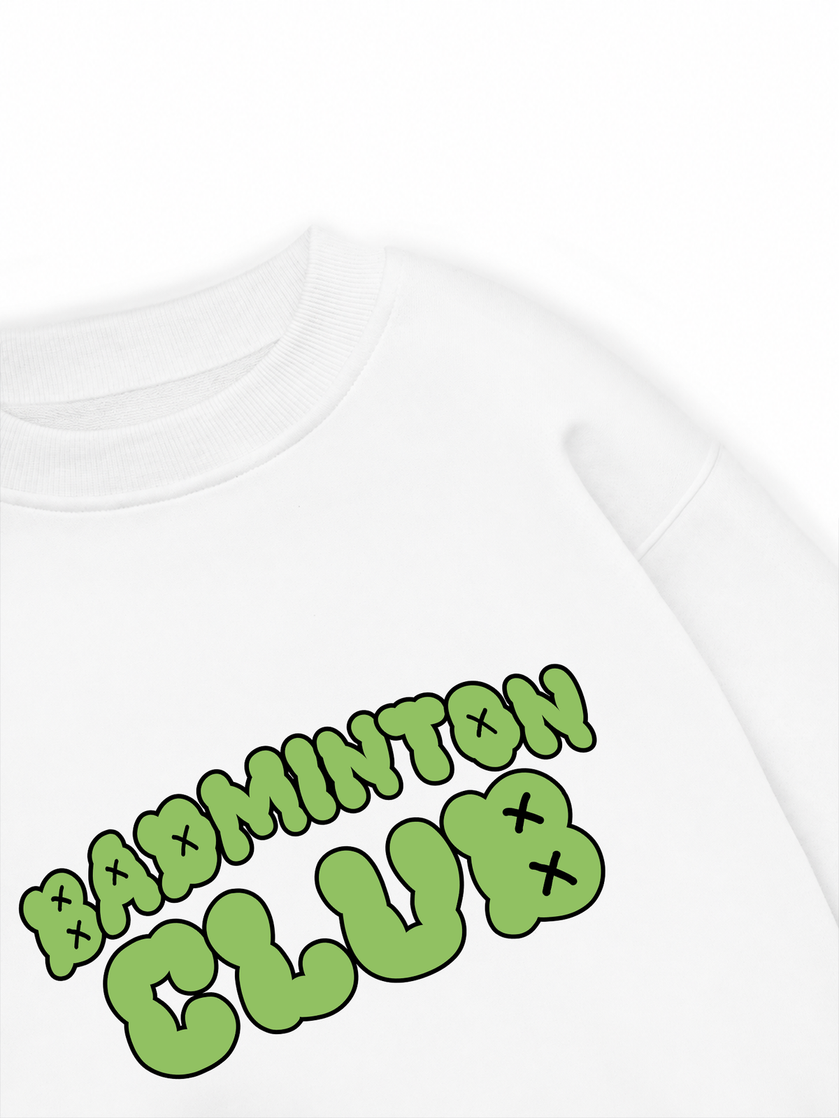 Áo Sweater Nỉ Hai Da Badminton Club My Other Club Is A Net