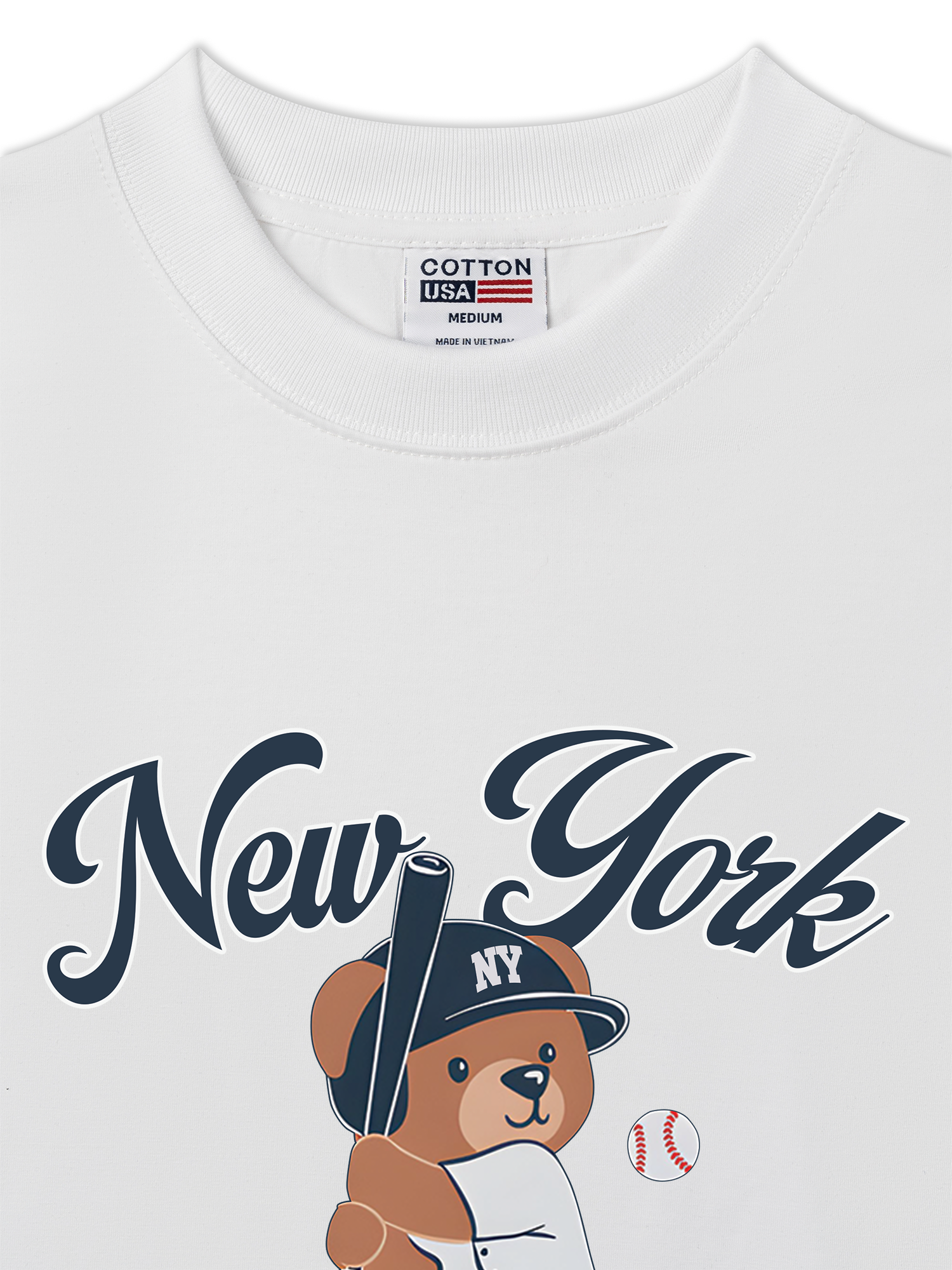 Áo Thun Relaxed Fit Baseball Bear