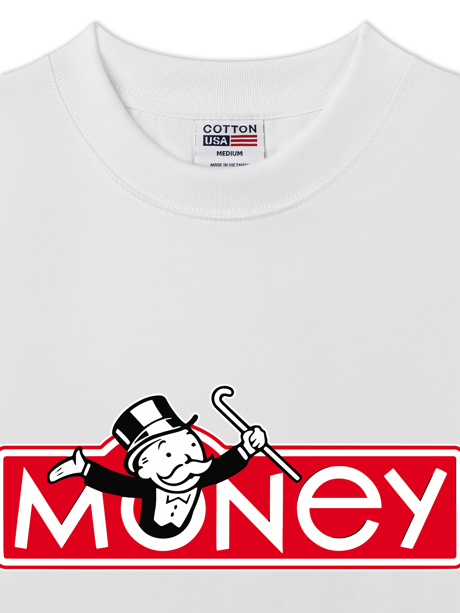 Áo Thun Relaxed Fit Money Monopoly Custom