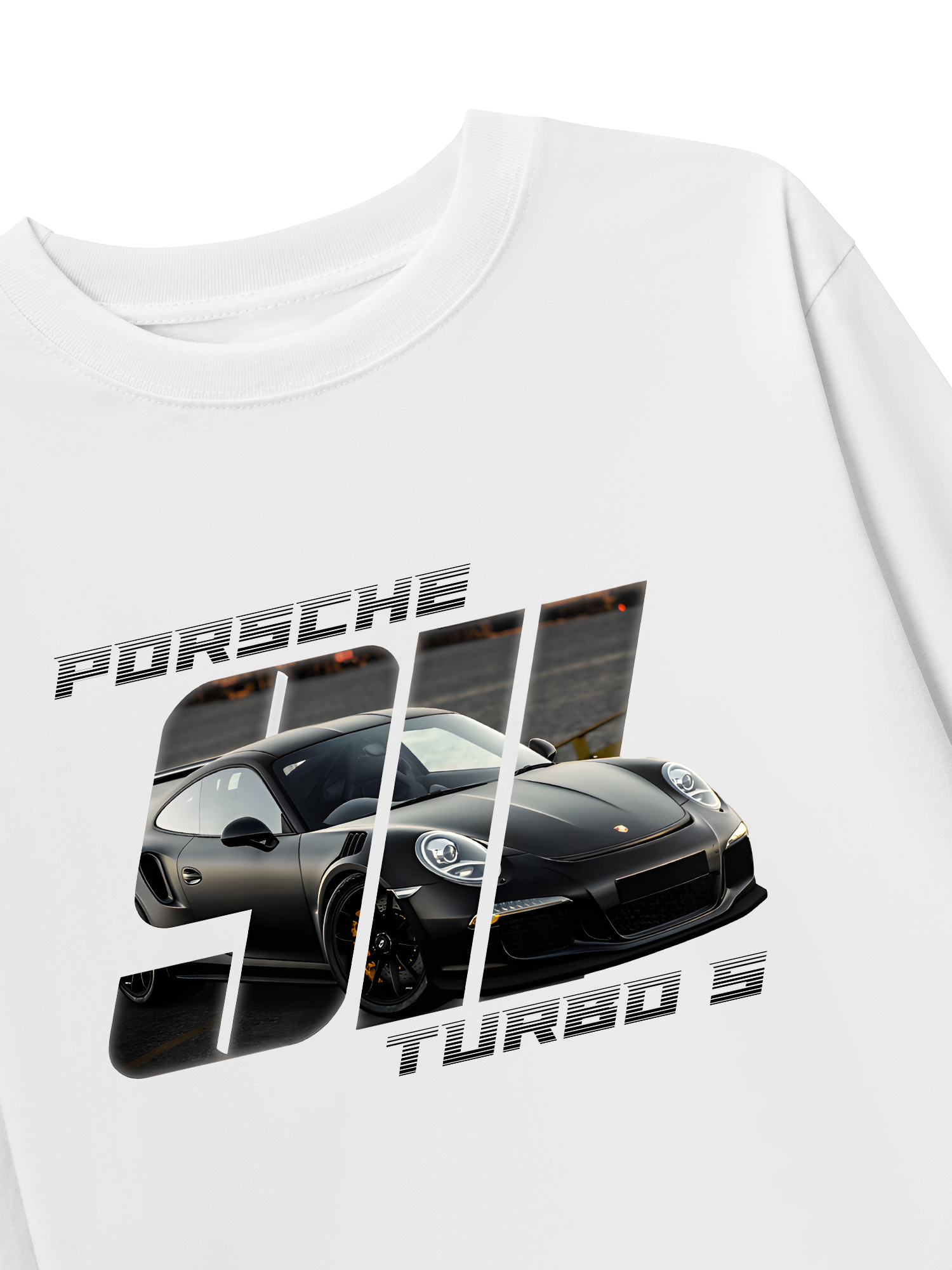 Áo Thun Dài Tay Porsche Silver Turbo S