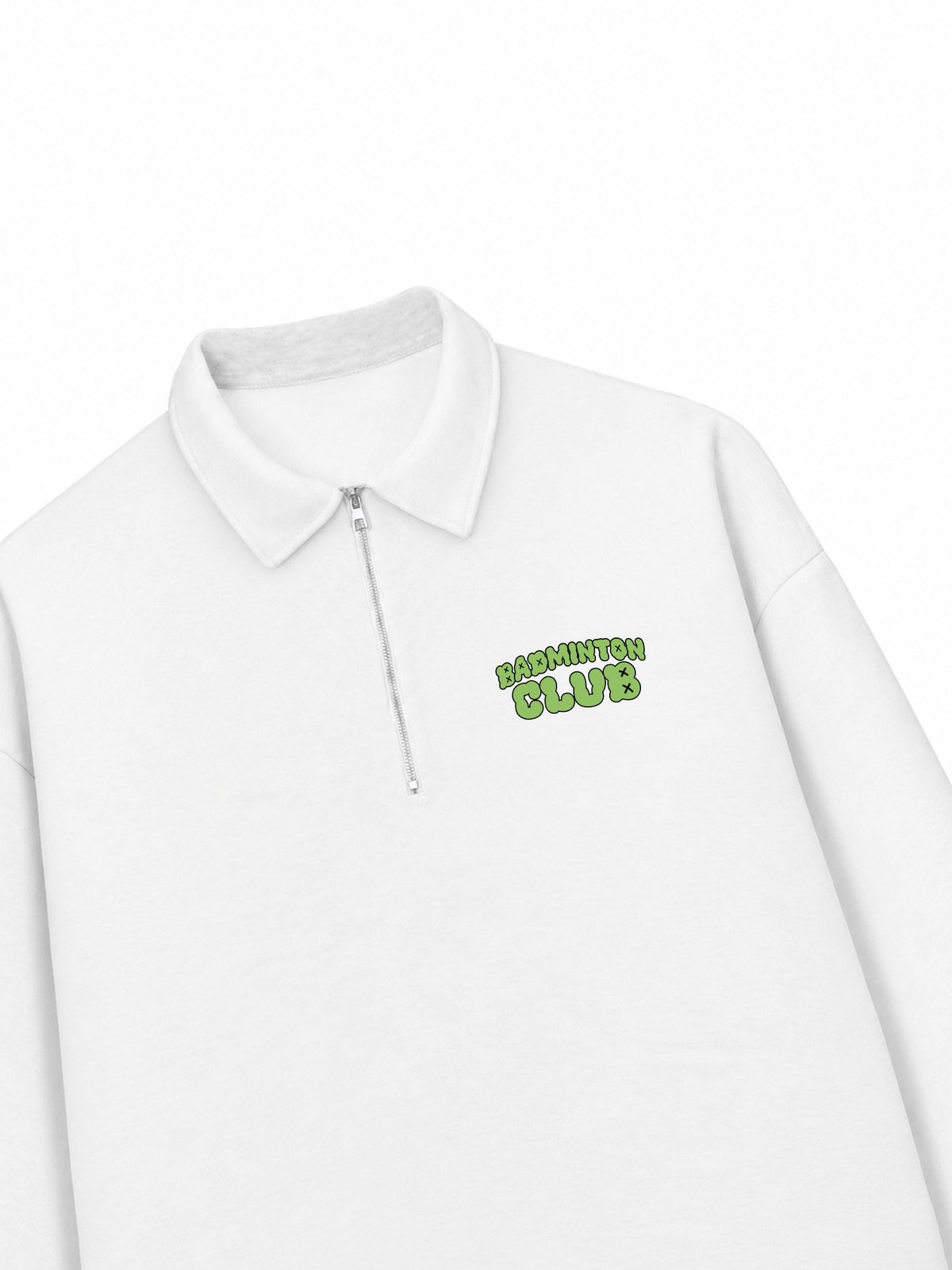 Áo Sweater Polo Nỉ Hai Da Badminton Club
