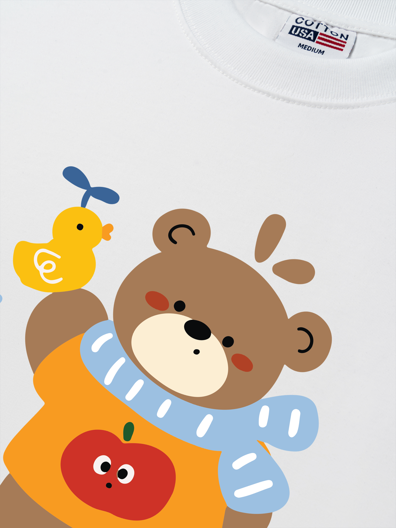Áo Thun Relaxed Fit Bear Town Happy Bear