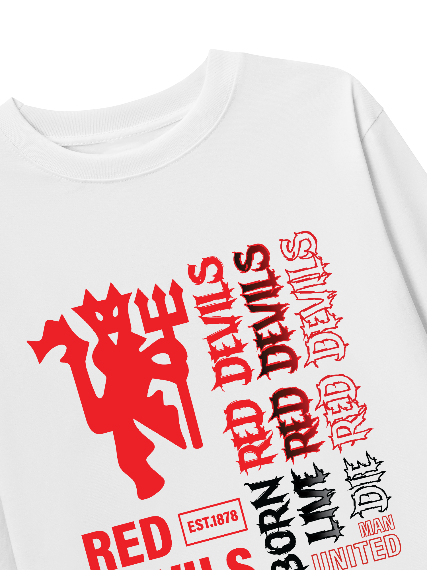 Áo Thun Dài Tay Red Devils EST 1878