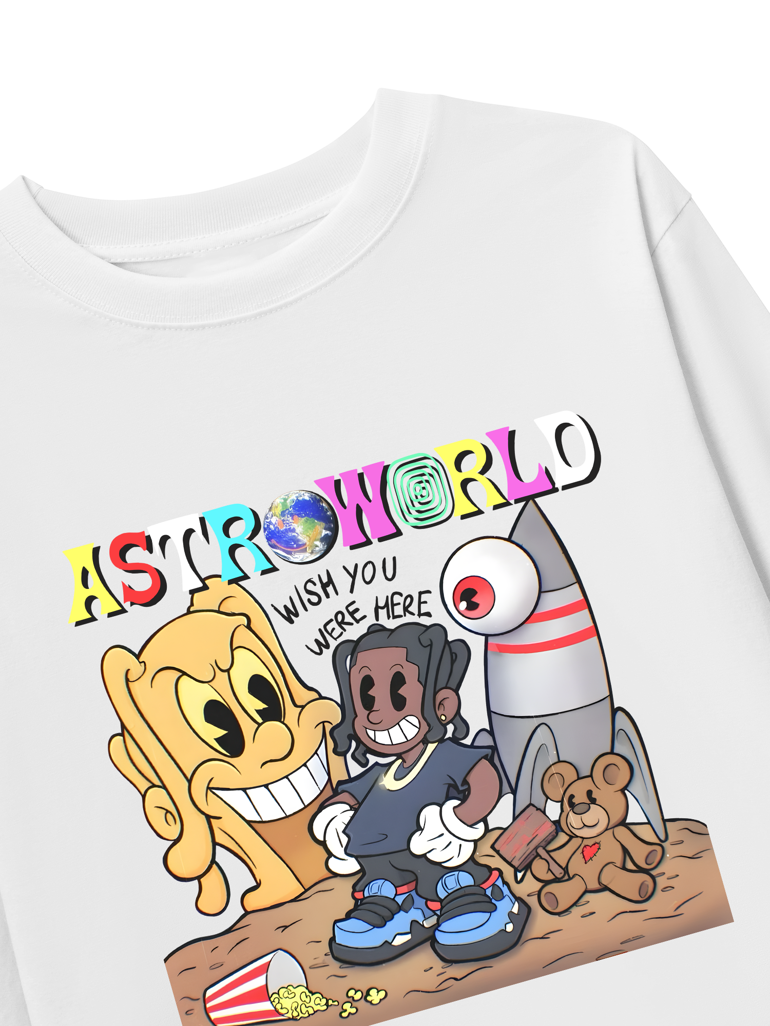 Áo Thun Dài Tay Astroworld Travis