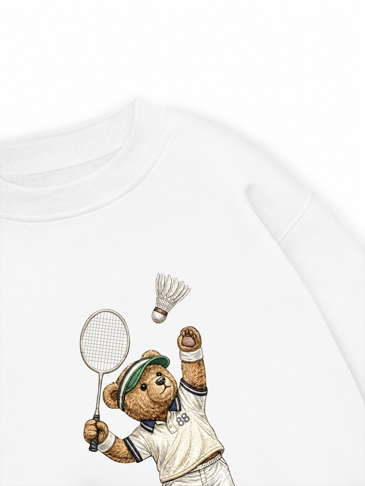 Áo Sweater Nỉ Hai Da Badminton Teddy 88