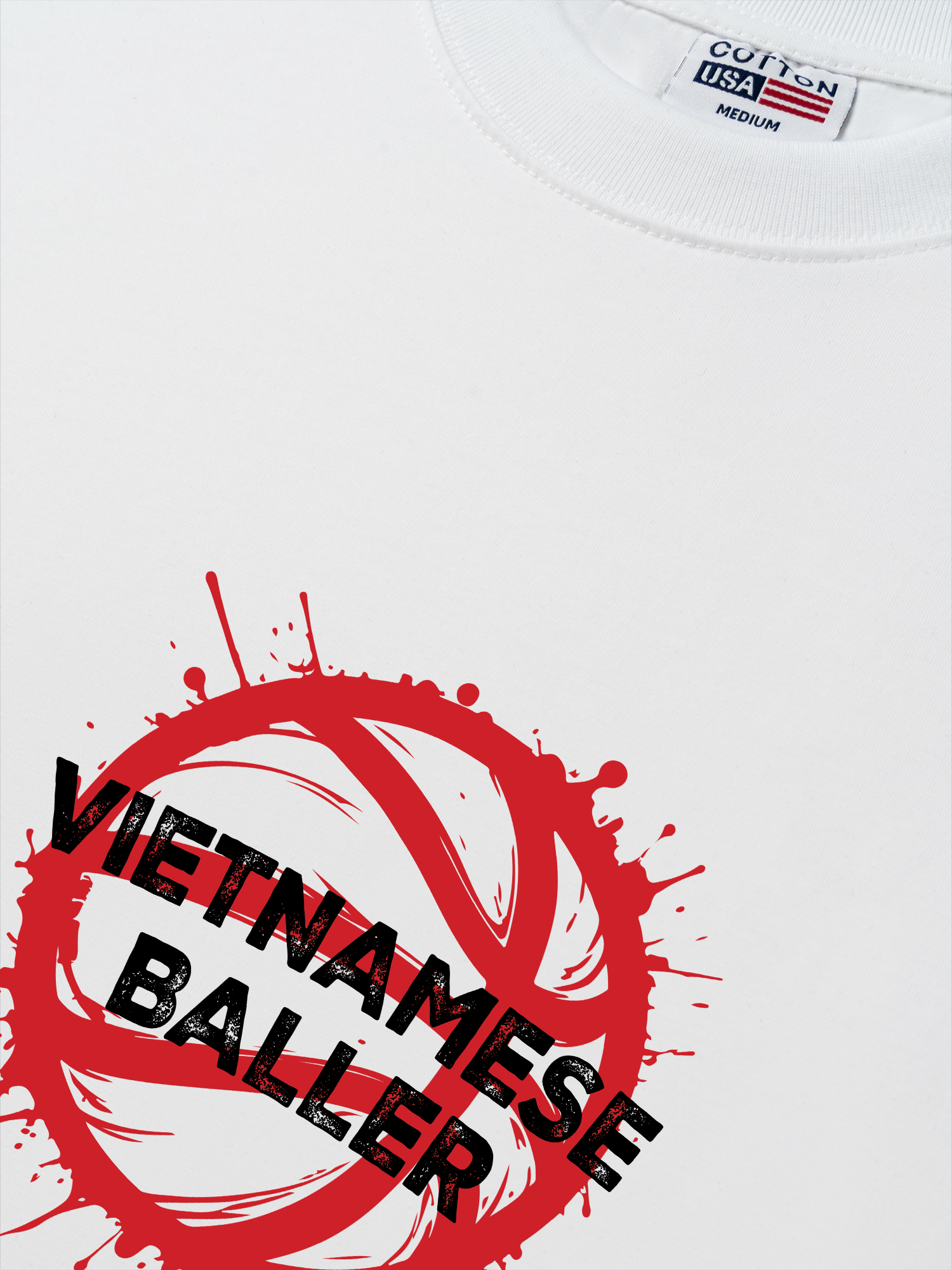 Áo Thun Relaxed Fit Basketball Vietnamese Baller