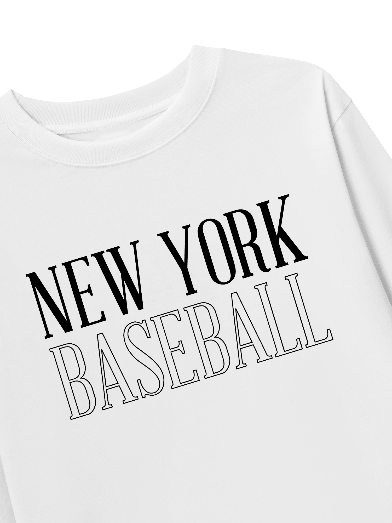 Áo Thun Dài Tay Baseball Basic New York