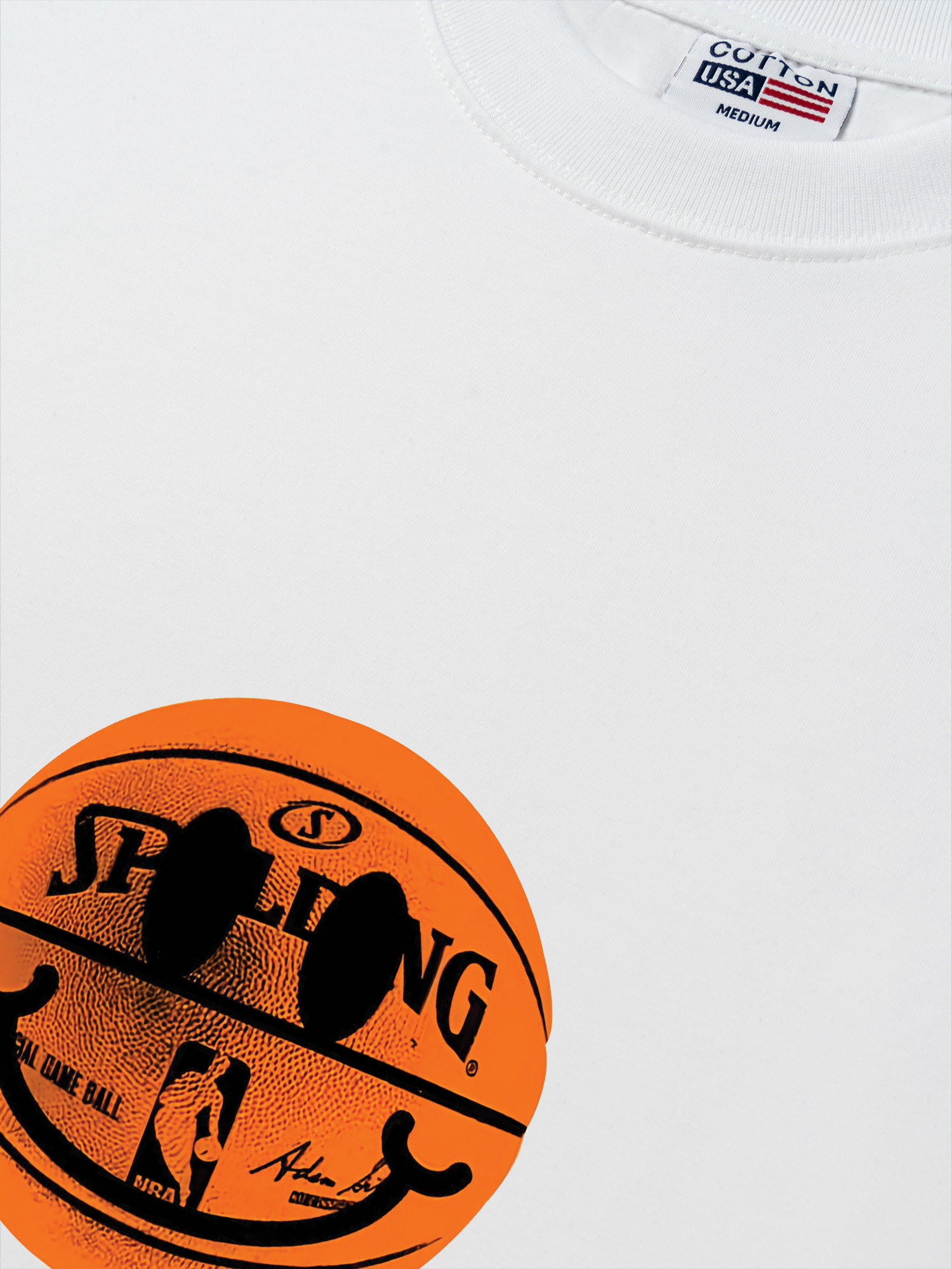 Áo Thun Relaxed Fit Basketball Smiley Ball