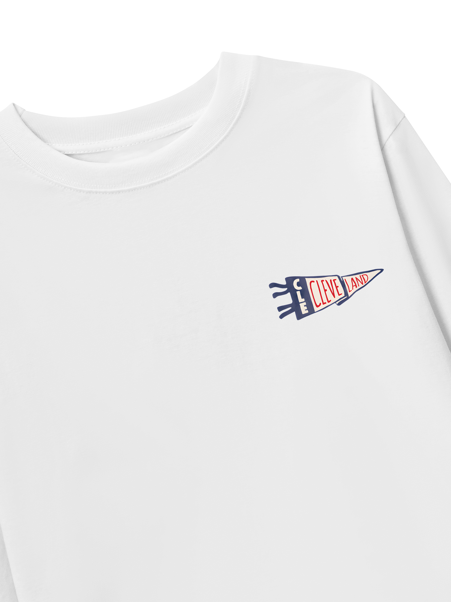 Áo Thun Dài Tay Baseball Cleve Land