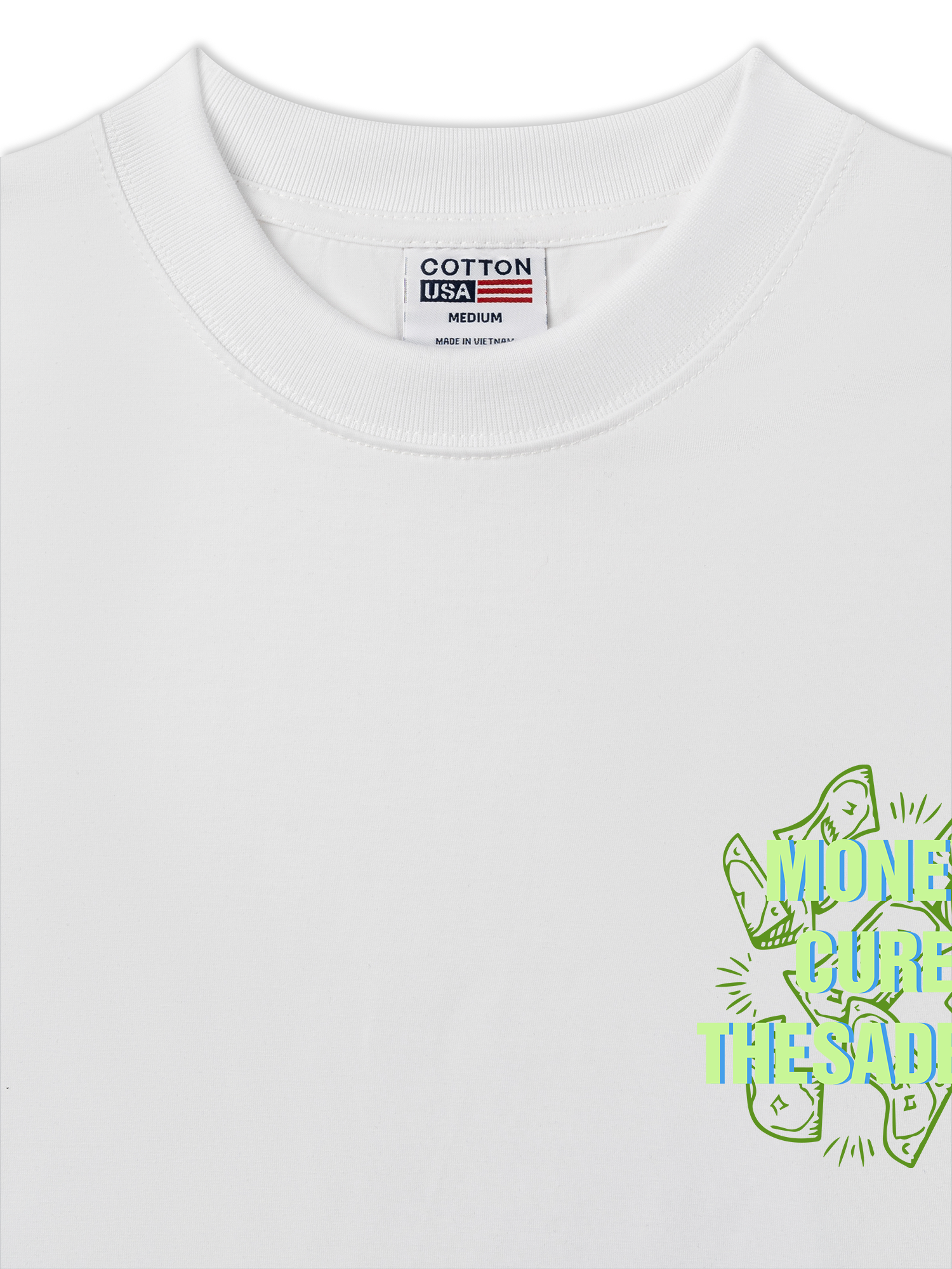 Áo Thun Relaxed Fit Money Cure The Sad Boy