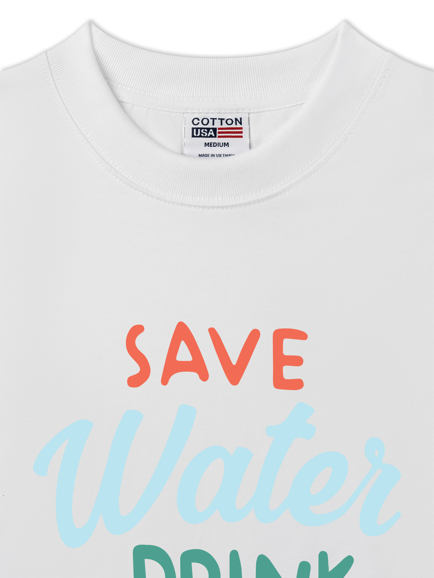 Áo Thun Relaxed Fit Save Water Drink Tequila