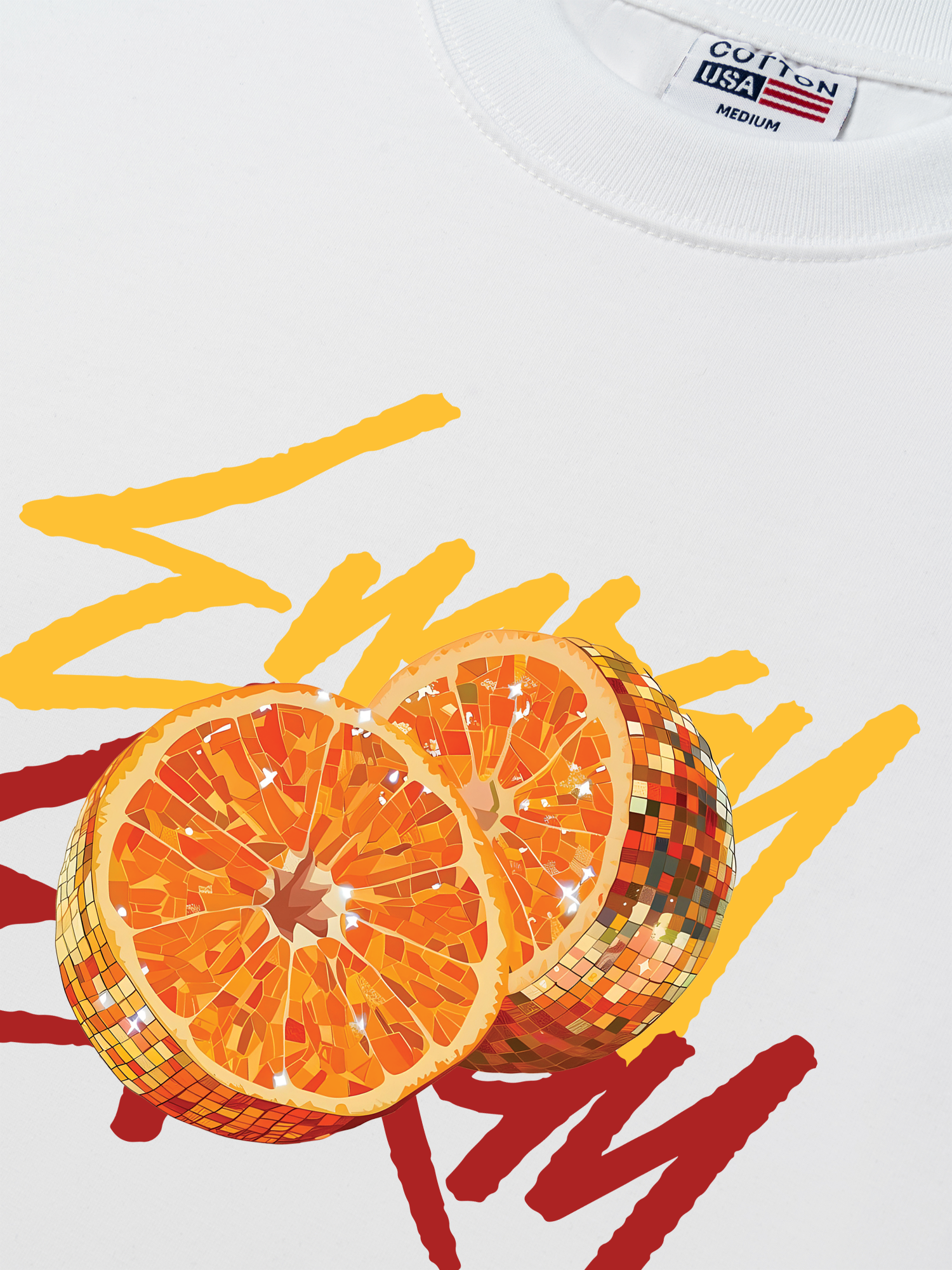 Áo Thun Relaxed Fit Energy Tangerine Dream