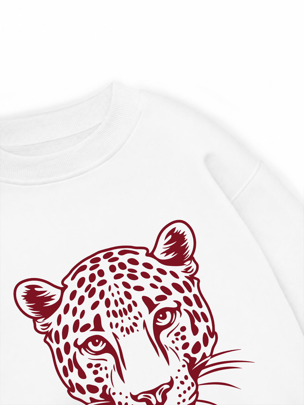 Áo Sweater Nỉ Hai Da Urban Leopard Feline Face