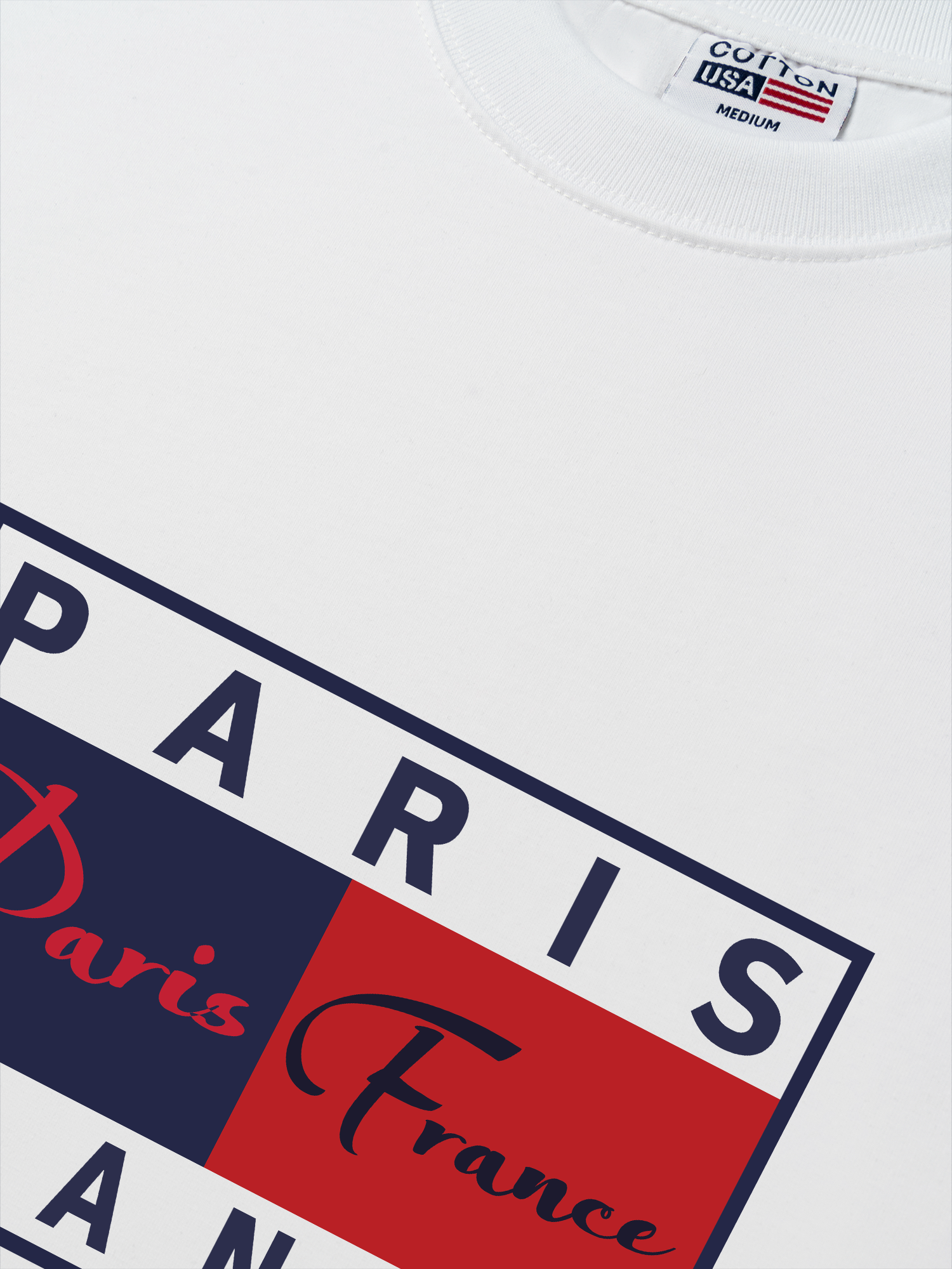 Áo Thun Relaxed Fit Basic Paris France