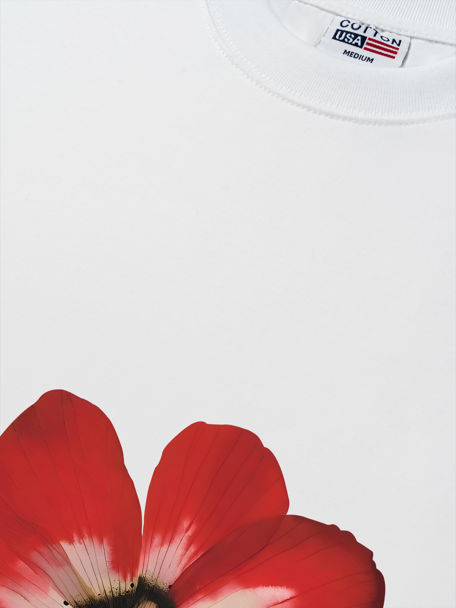 Áo Thun Relaxed Fit Floral Red Flower