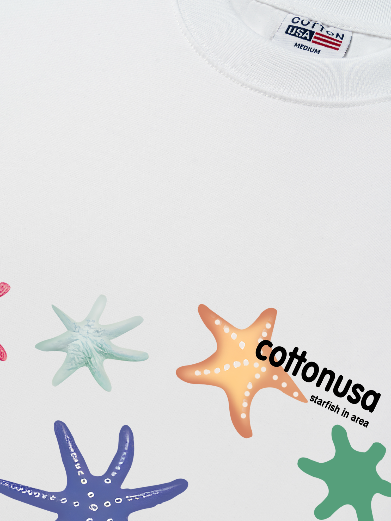 Áo Thun Relaxed Fit Tropical Star Fish